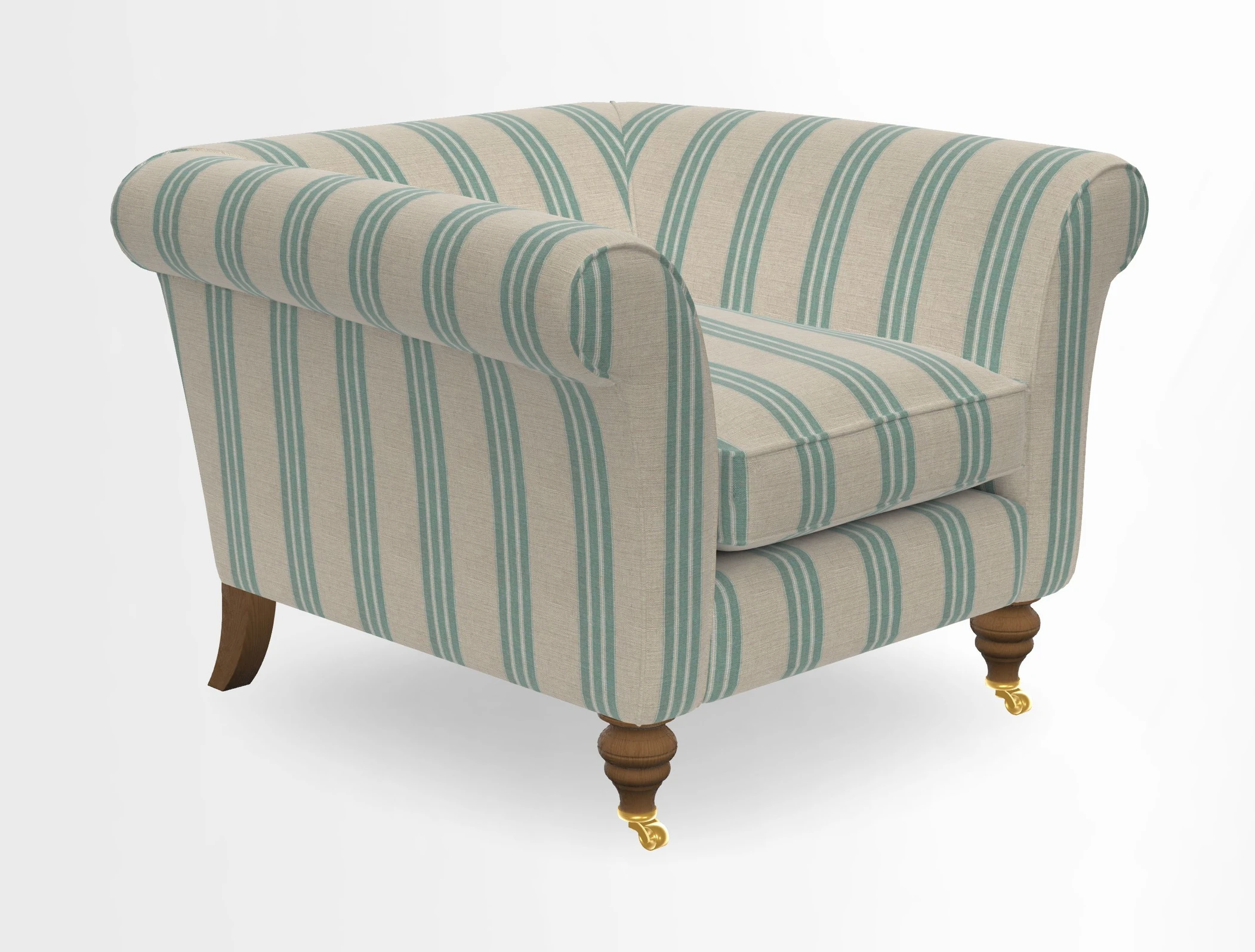 Otley Chair in Two Tone Plain Biscuit