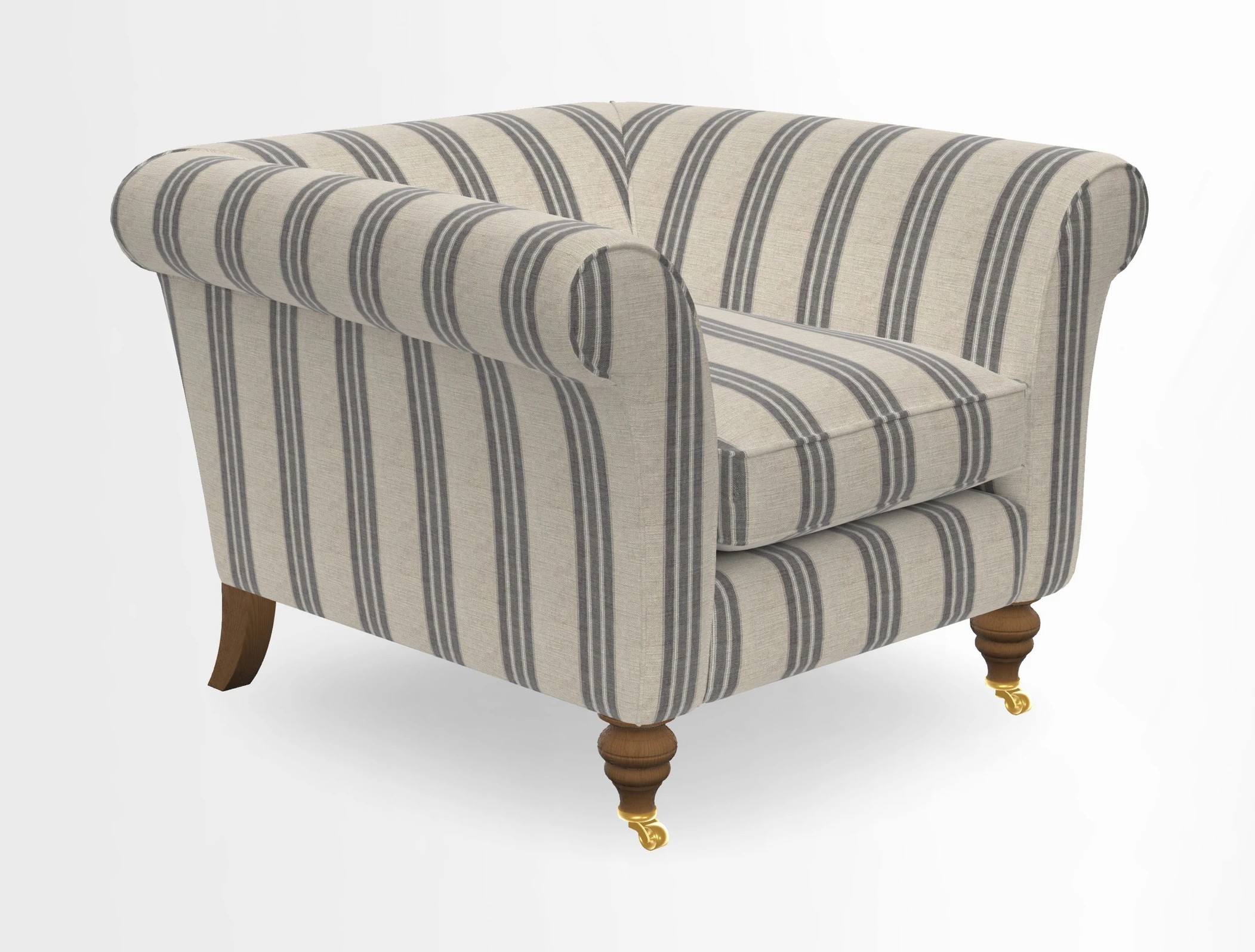 Otley Chair in Two Tone Plain Biscuit