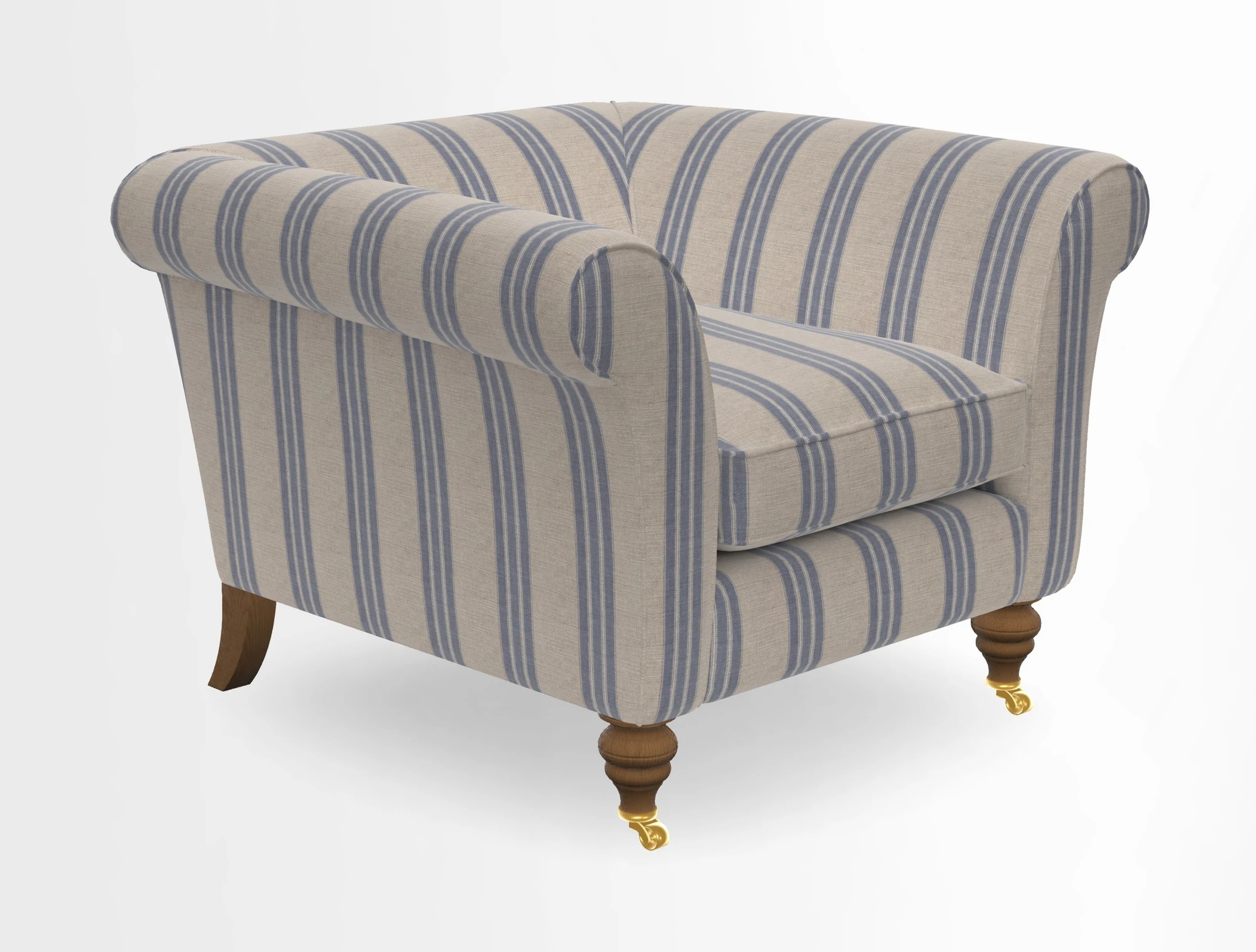Otley Chair in Two Tone Plain Biscuit