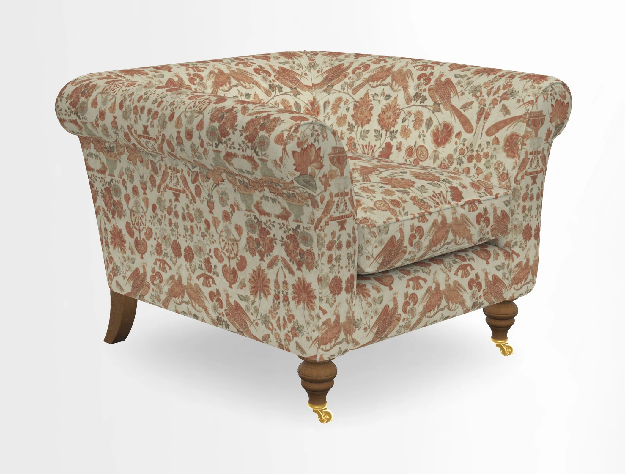Otley Chair in Two Tone Plain Biscuit