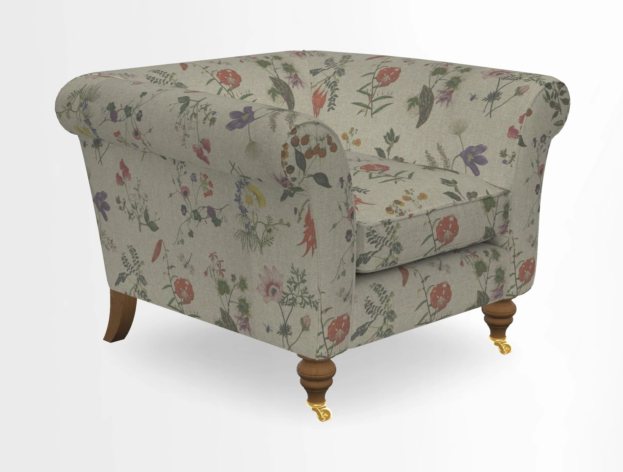 Otley Chair in Two Tone Plain Biscuit