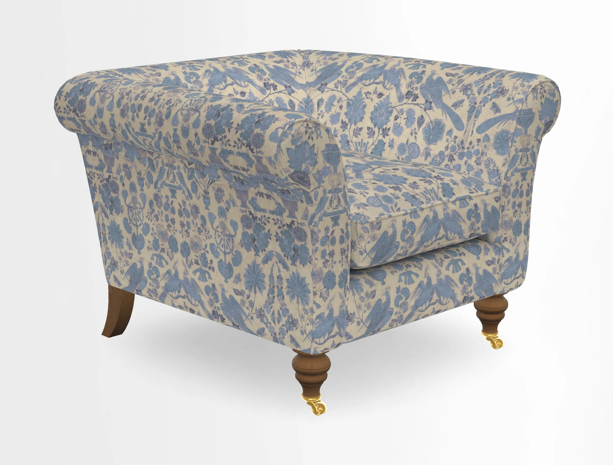 Otley Chair in Two Tone Plain Biscuit