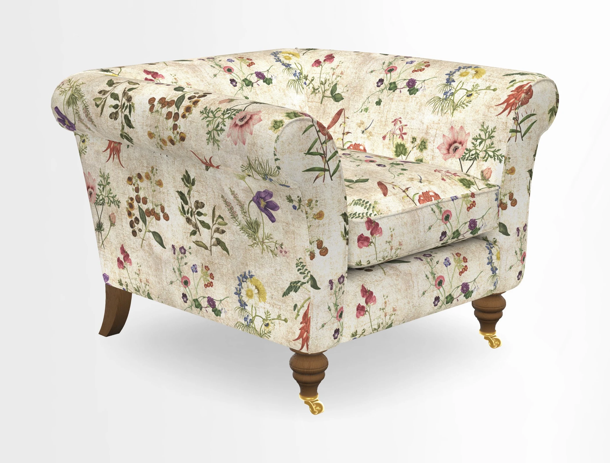 Otley Chair in Two Tone Plain Biscuit