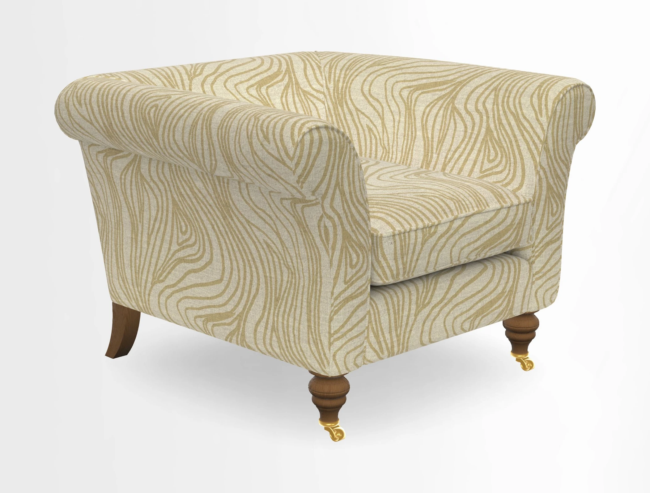 Otley Chair in Two Tone Plain Biscuit