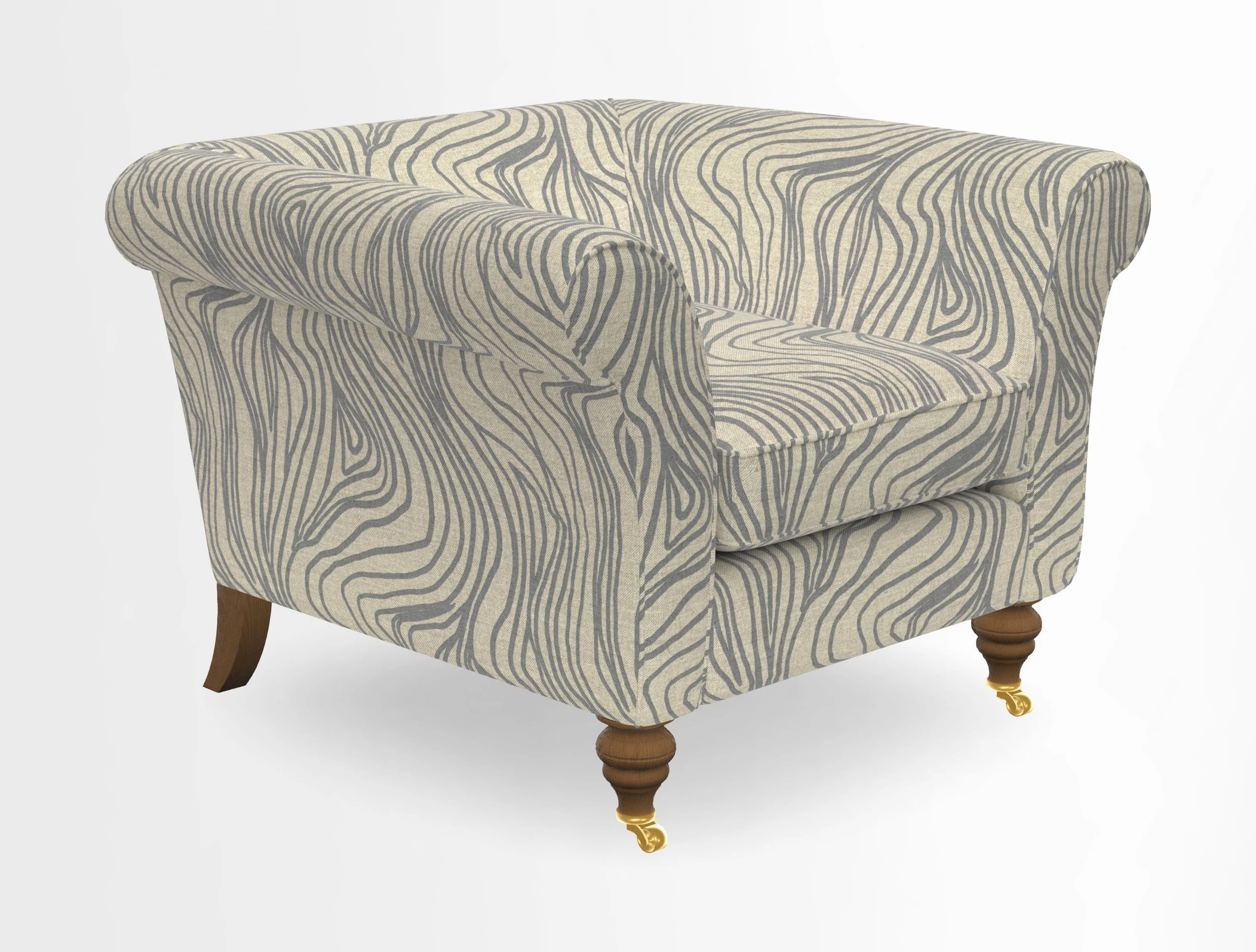 Otley Chair in Two Tone Plain Biscuit