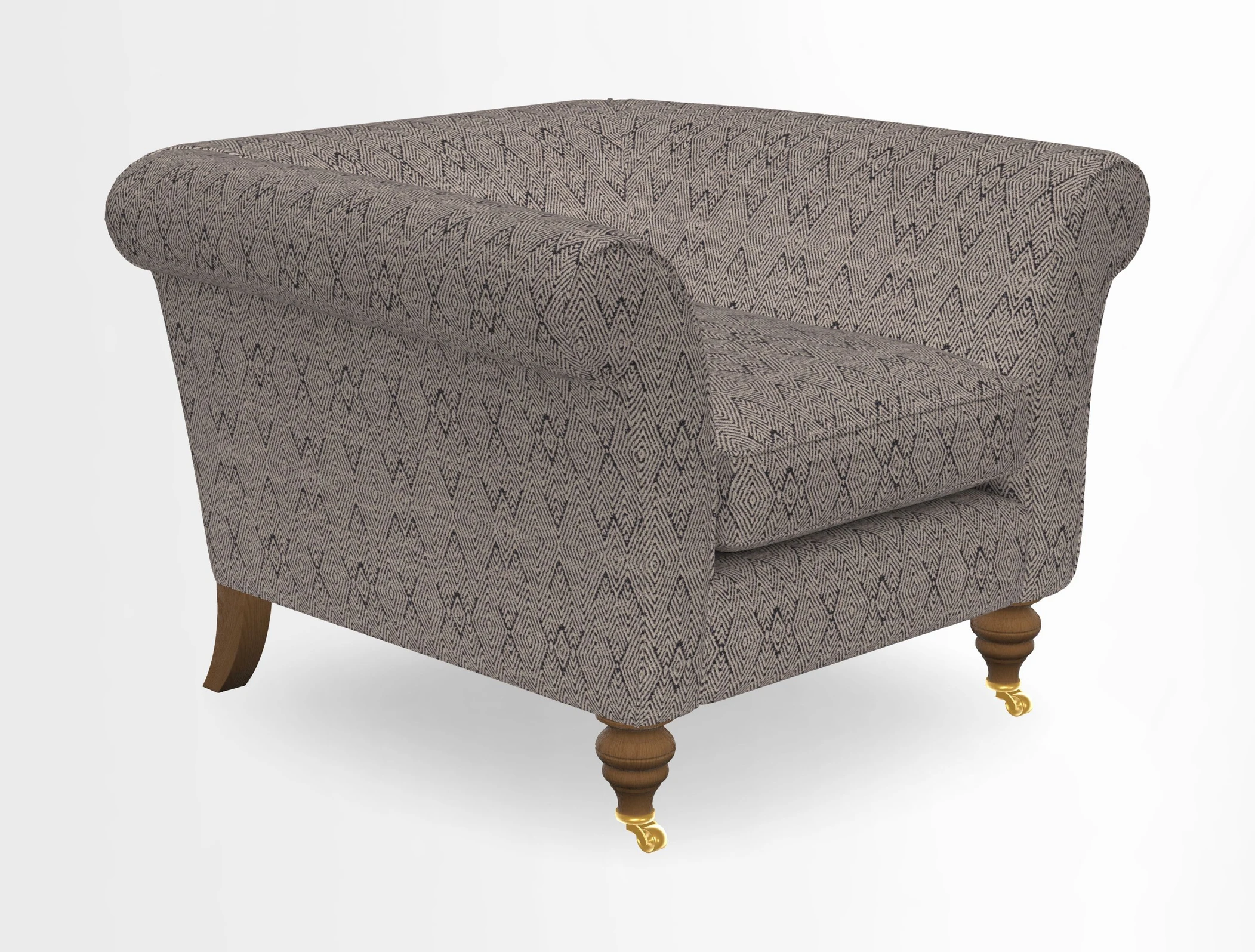 Otley Chair in Two Tone Plain Biscuit
