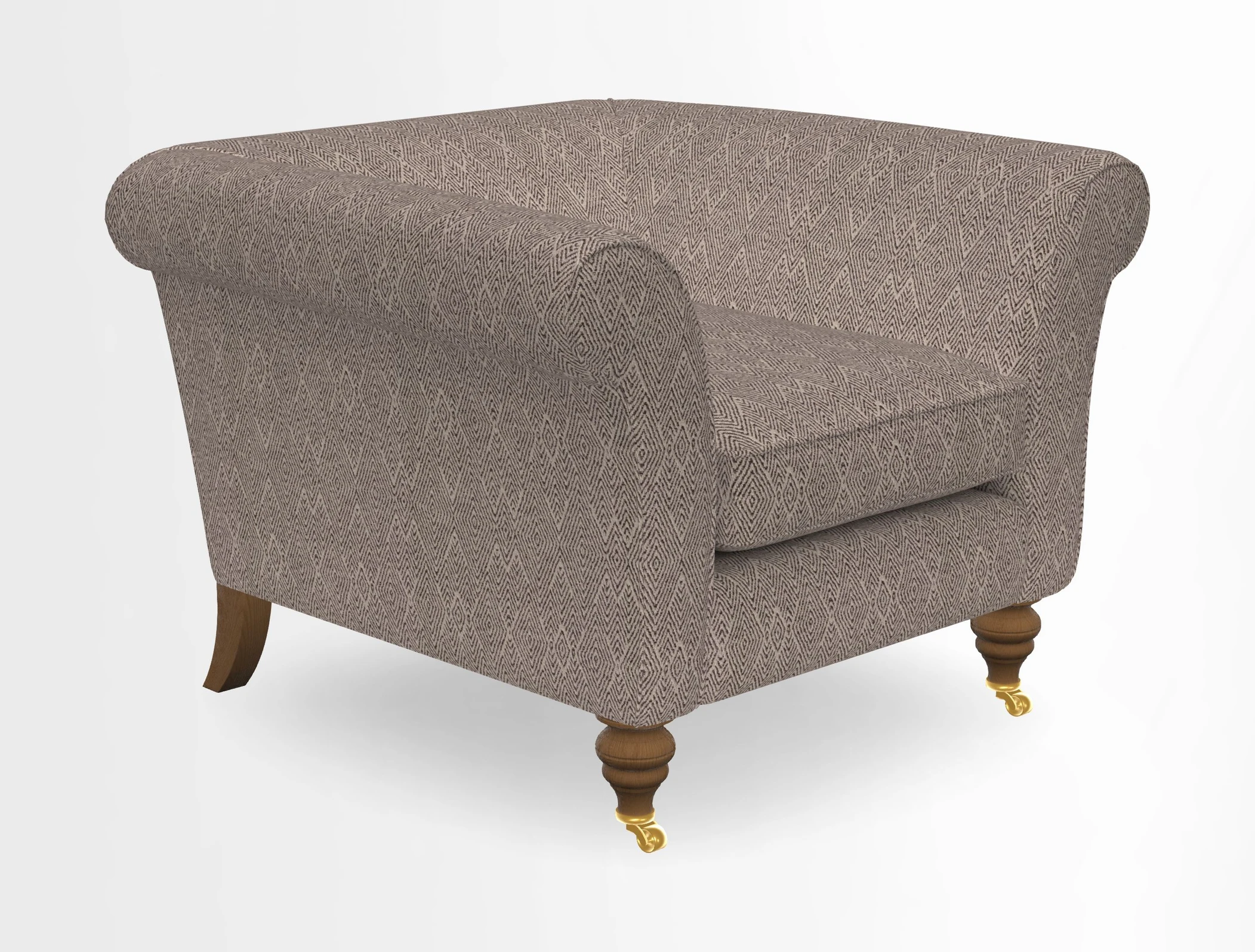 Otley Chair in Two Tone Plain Biscuit