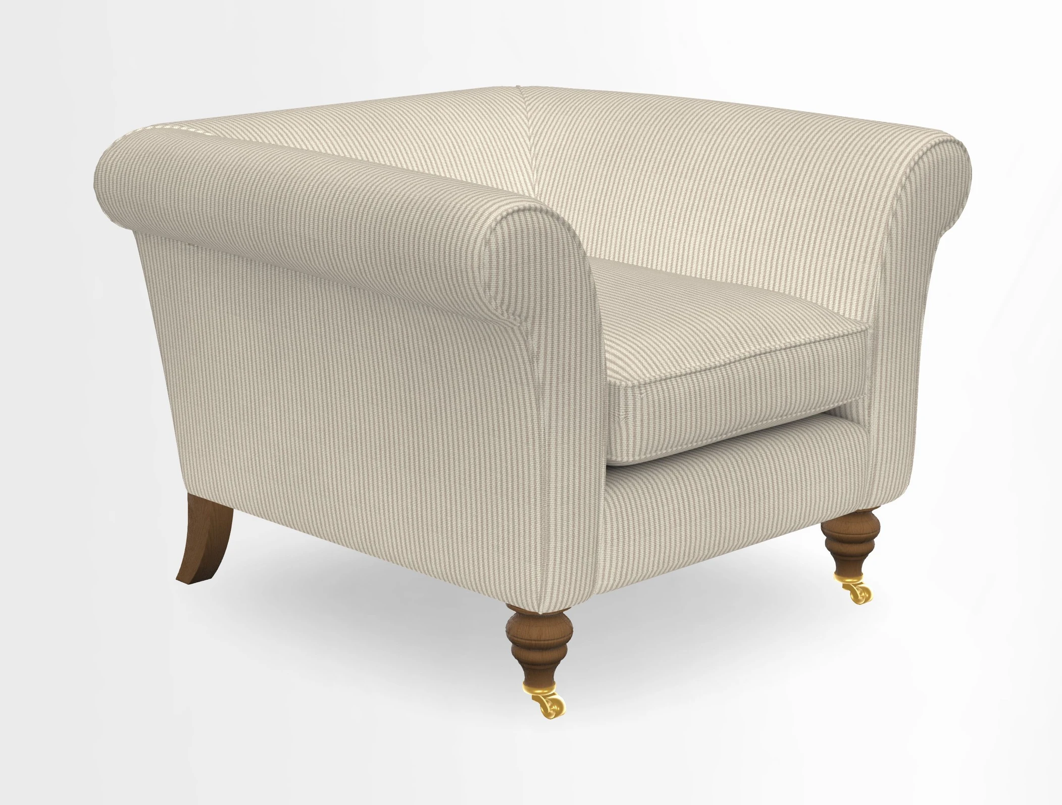 Otley Chair in Two Tone Plain Biscuit