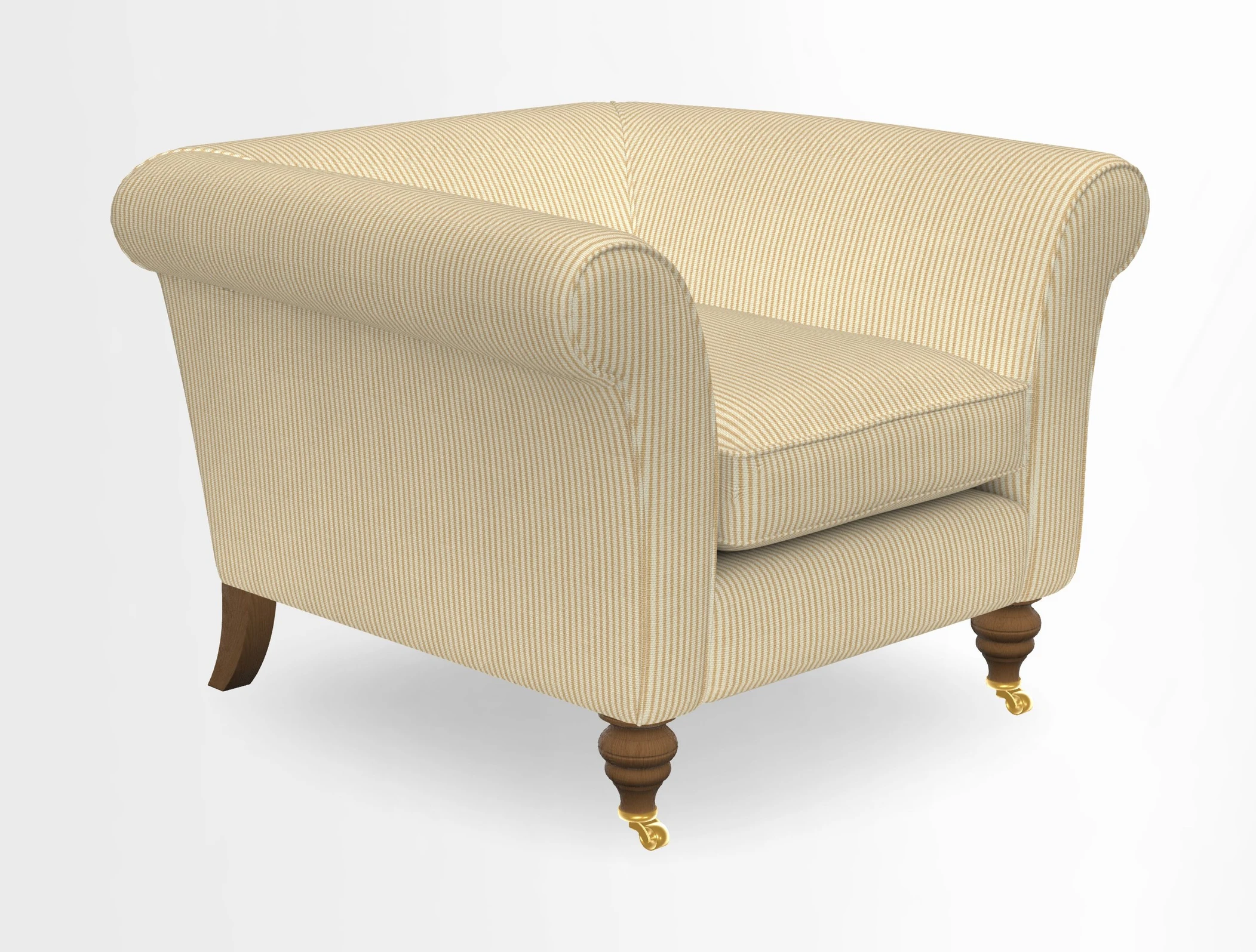 Otley Chair in Two Tone Plain Biscuit