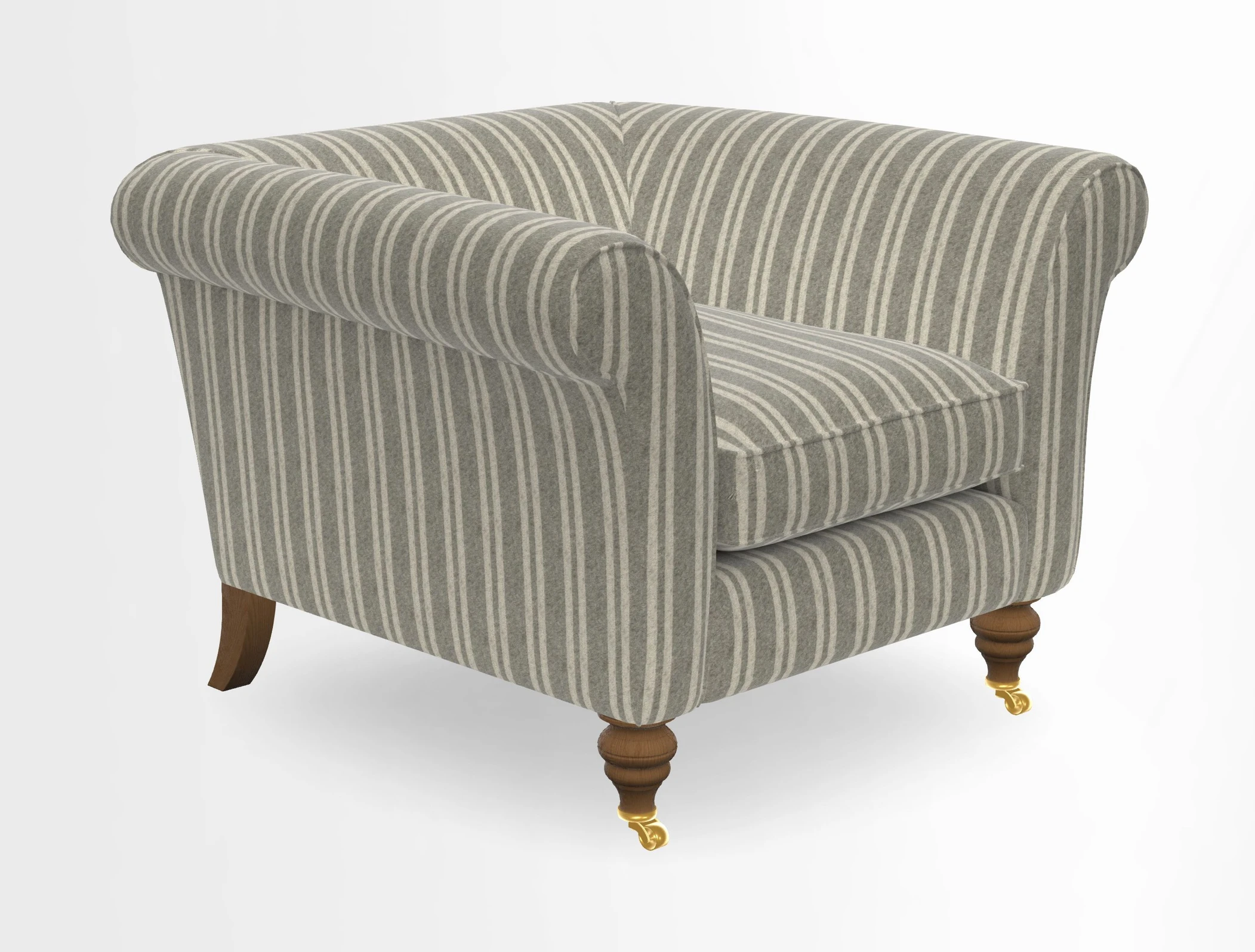 Otley Chair in Two Tone Plain Biscuit