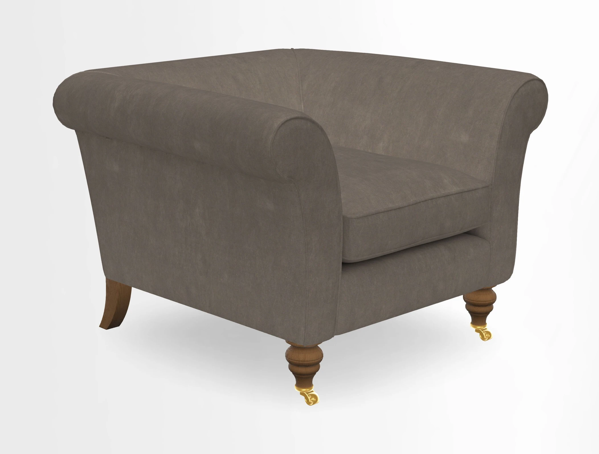 Otley Chair in Two Tone Plain Biscuit