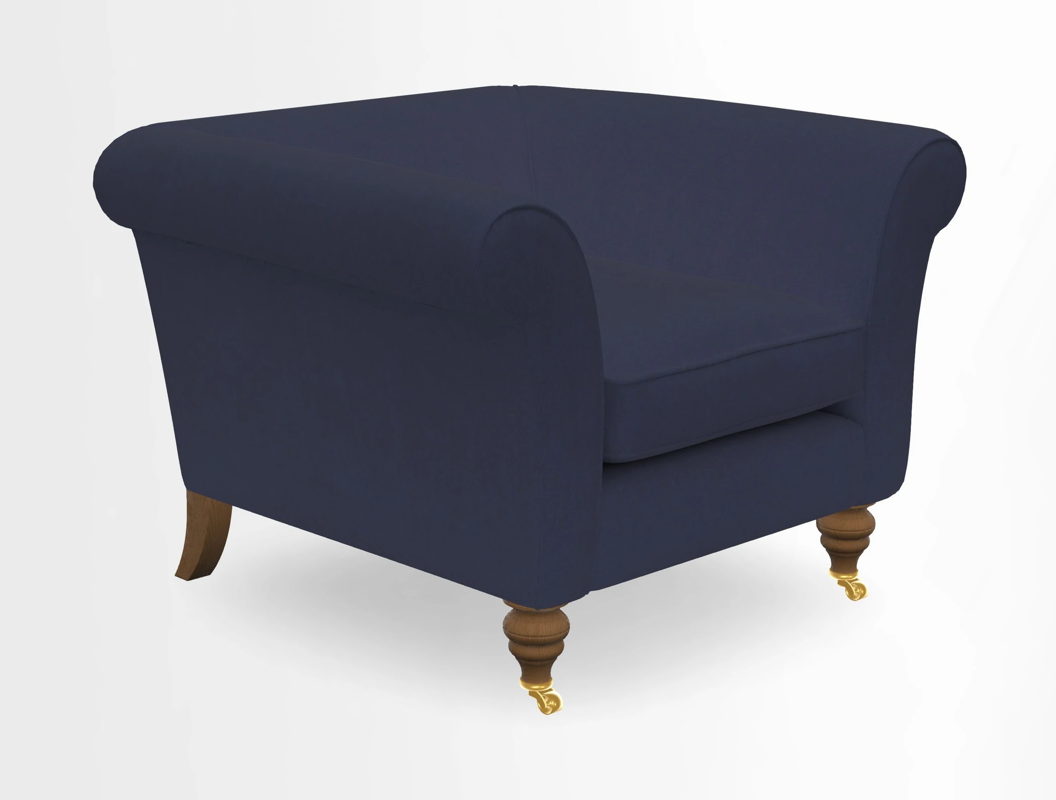 Otley Chair in Two Tone Plain Biscuit