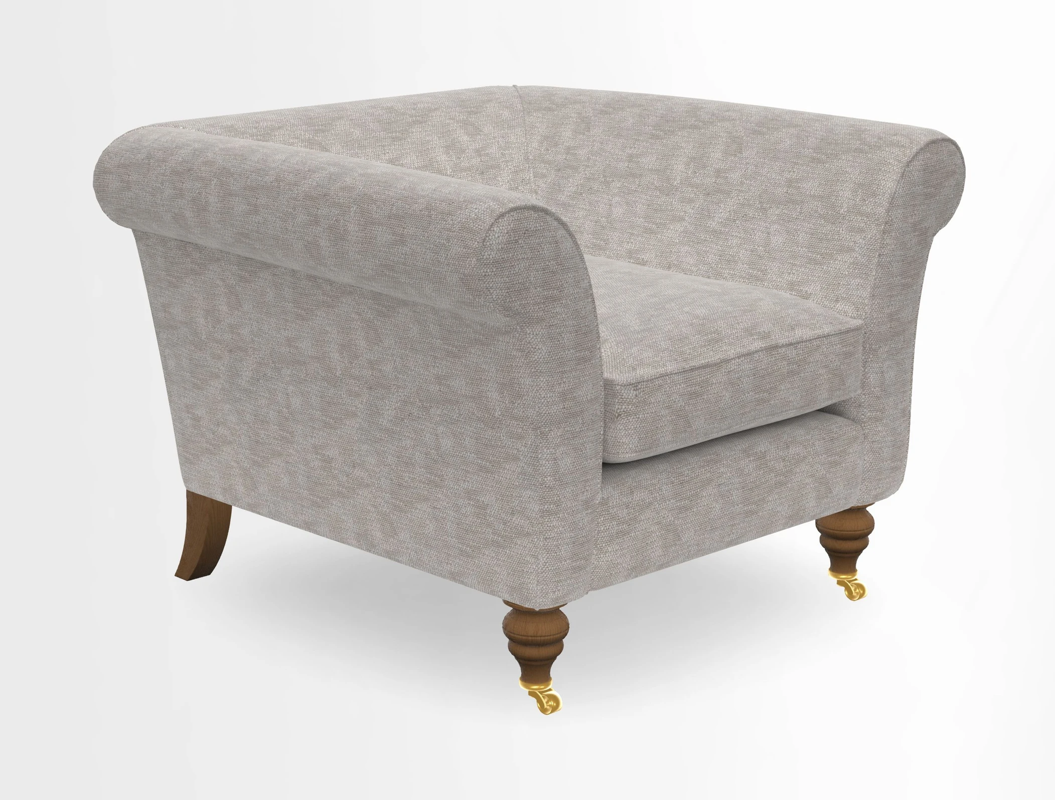 Otley Chair in Two Tone Plain Biscuit