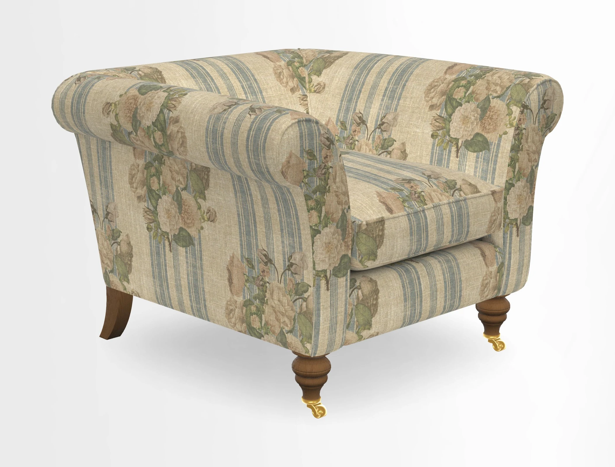 Otley Chair in Two Tone Plain Biscuit