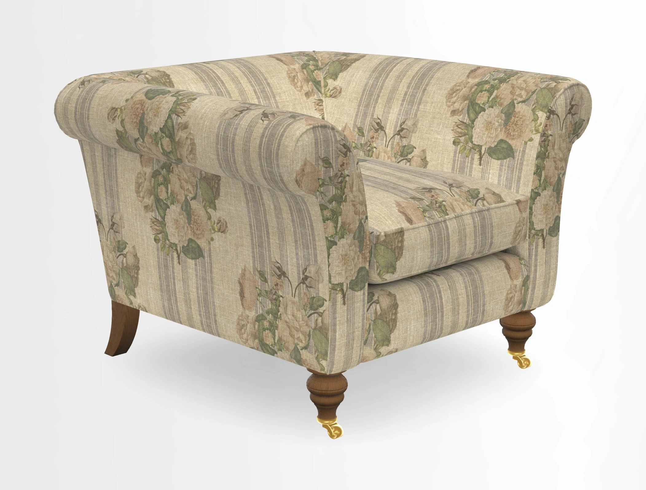 Otley Chair in Two Tone Plain Biscuit