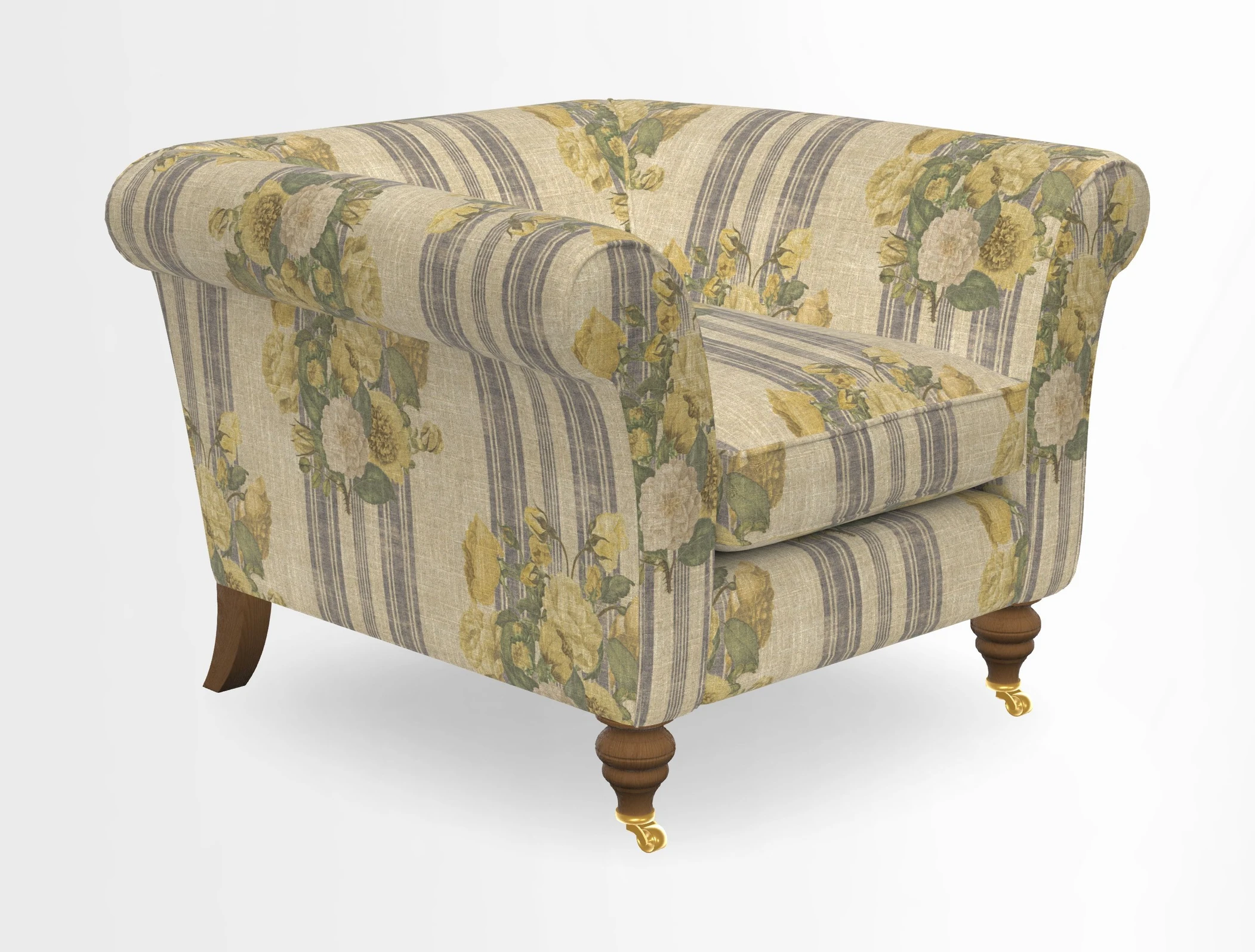 Otley Chair in Two Tone Plain Biscuit