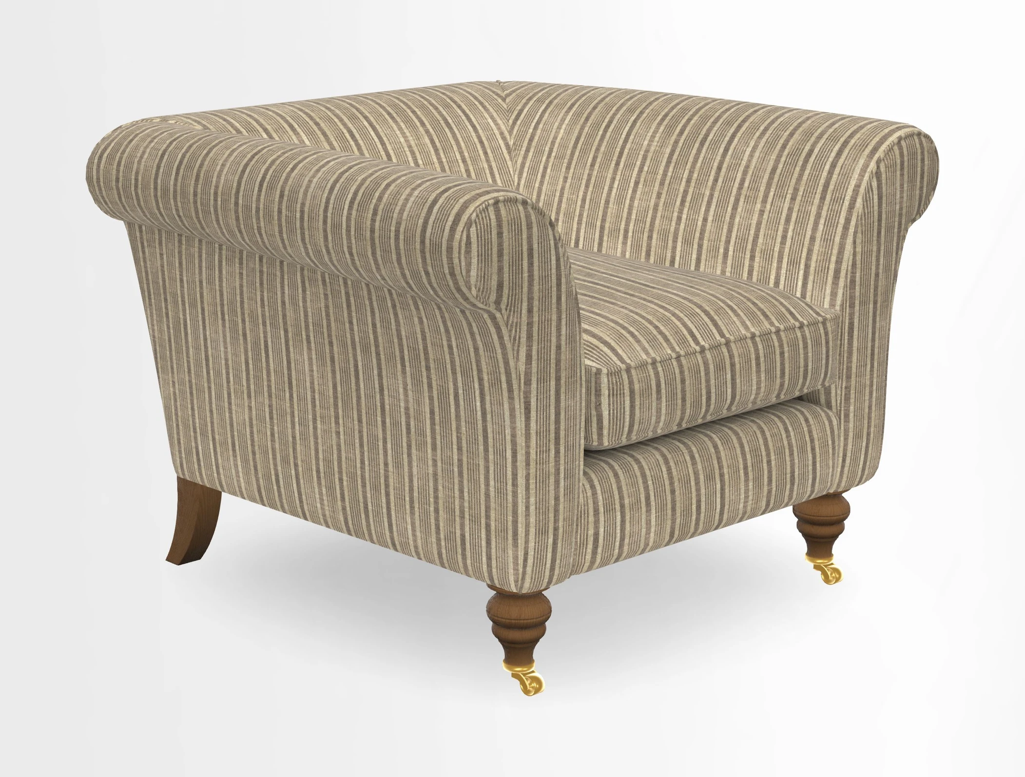 Otley Chair in Two Tone Plain Biscuit