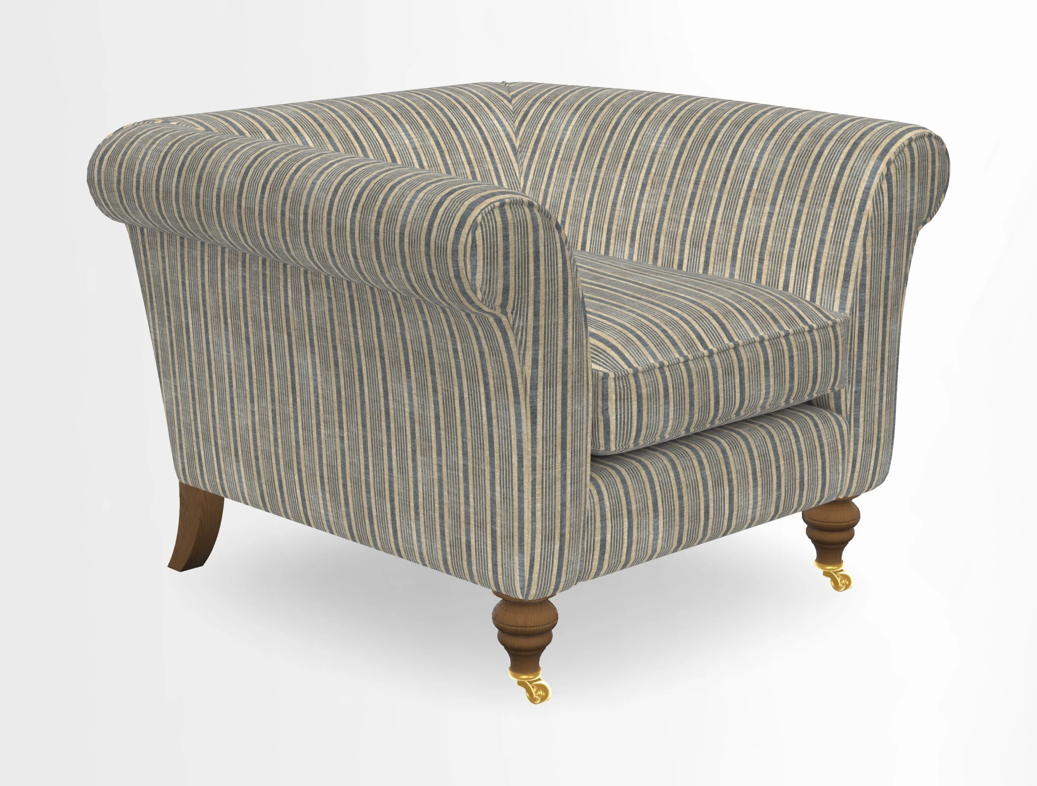 Otley Chair in Two Tone Plain Biscuit