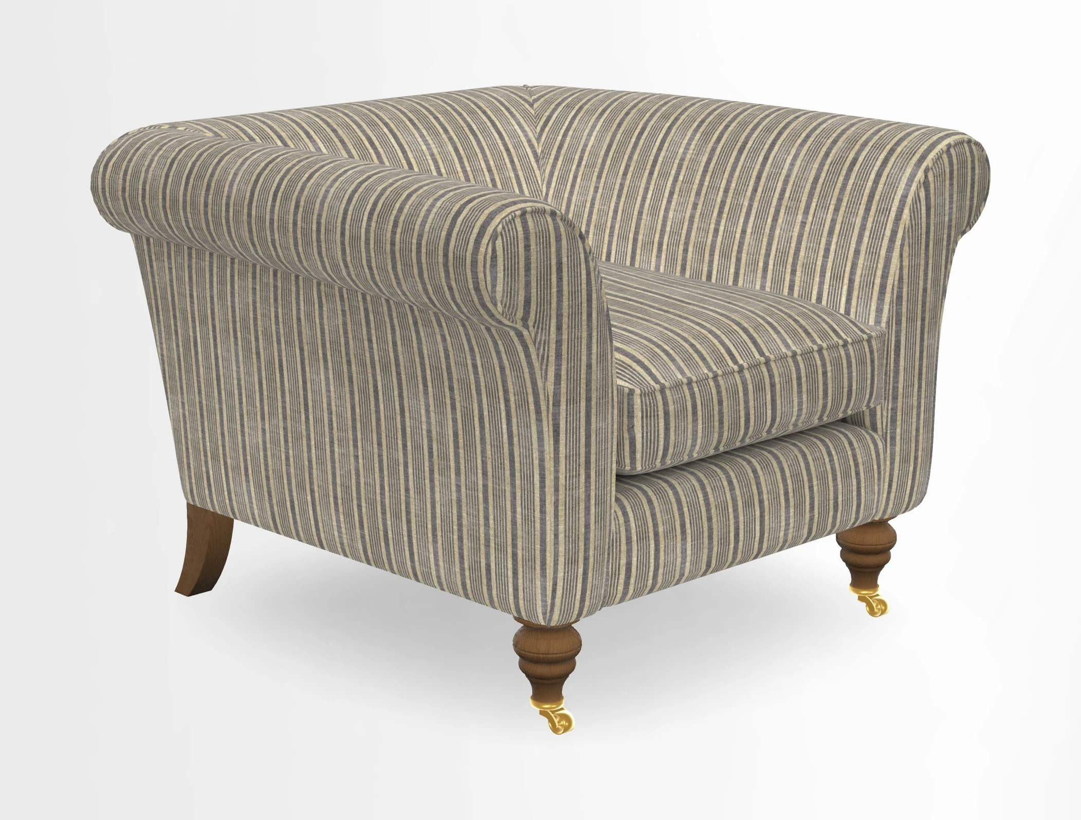 Otley Chair in Two Tone Plain Biscuit
