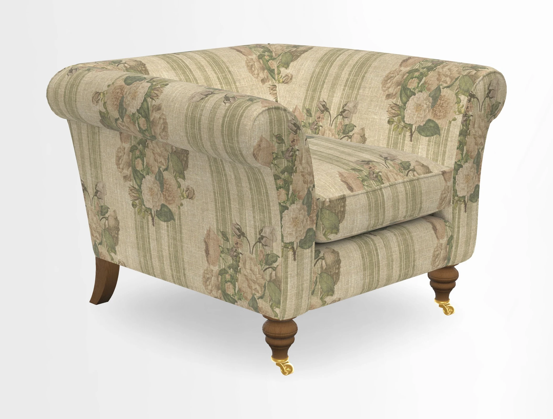 Otley Chair in Two Tone Plain Biscuit