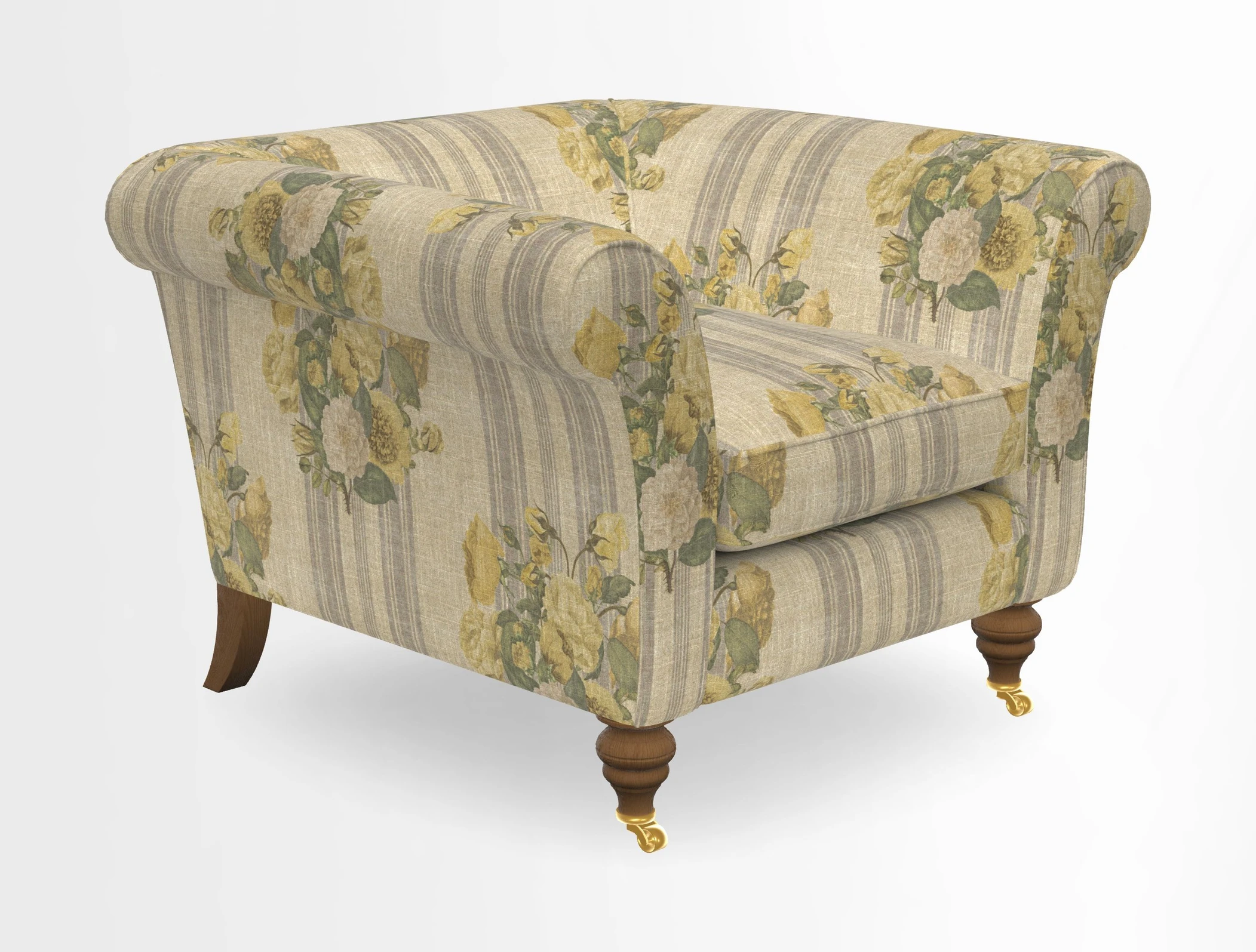 Otley Chair in Two Tone Plain Biscuit