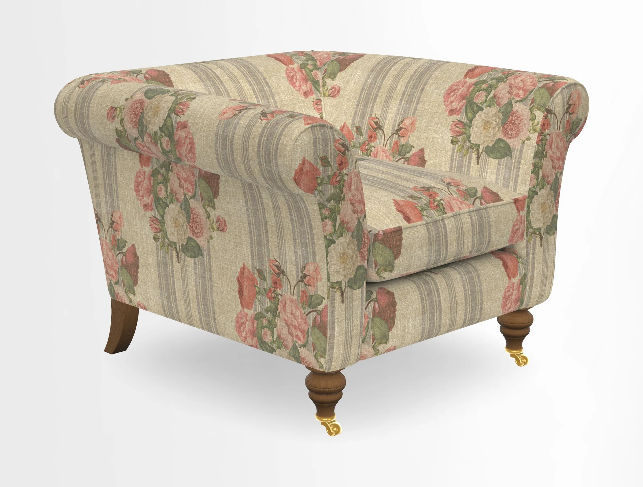 Otley Chair in Two Tone Plain Biscuit