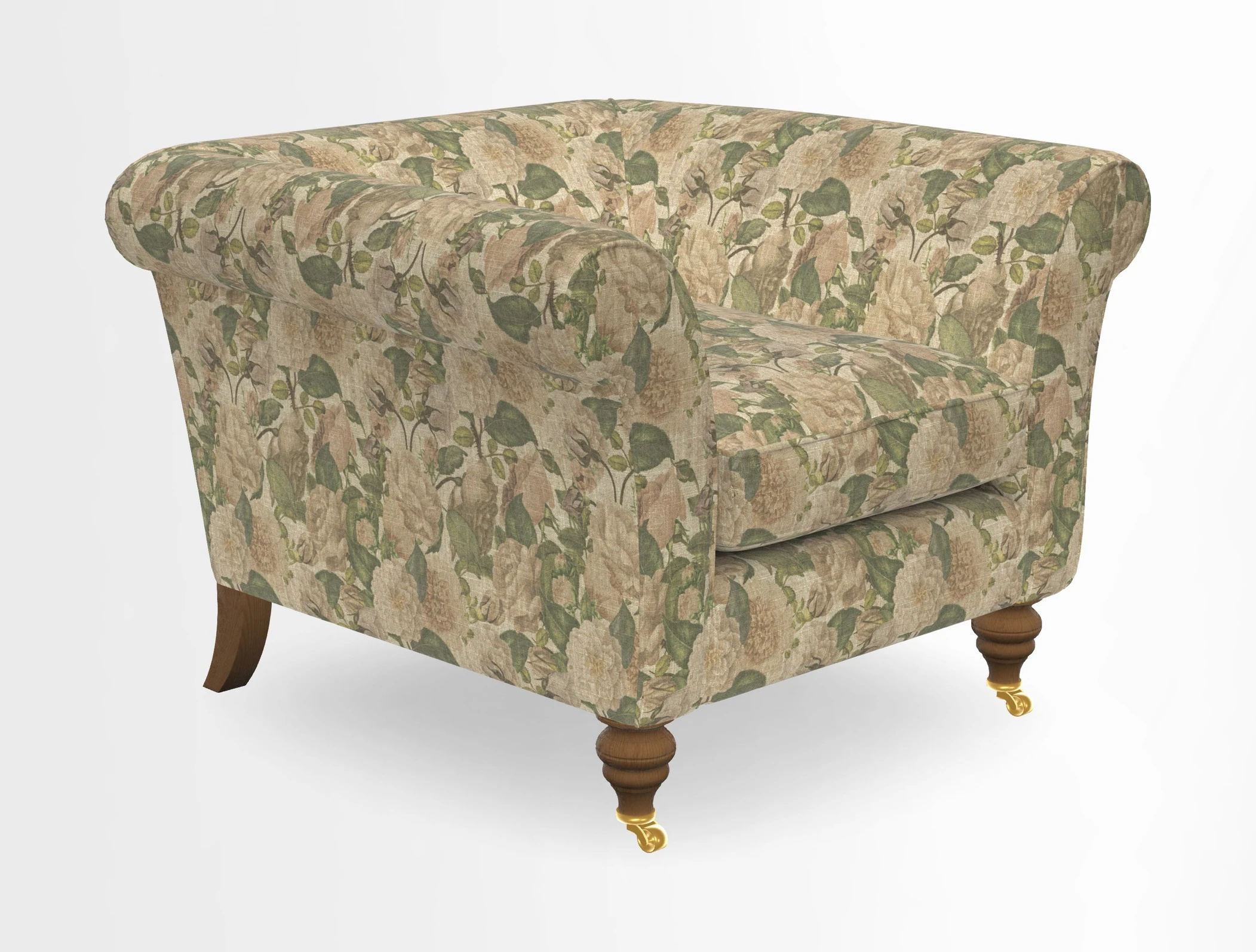Otley Chair in Two Tone Plain Biscuit