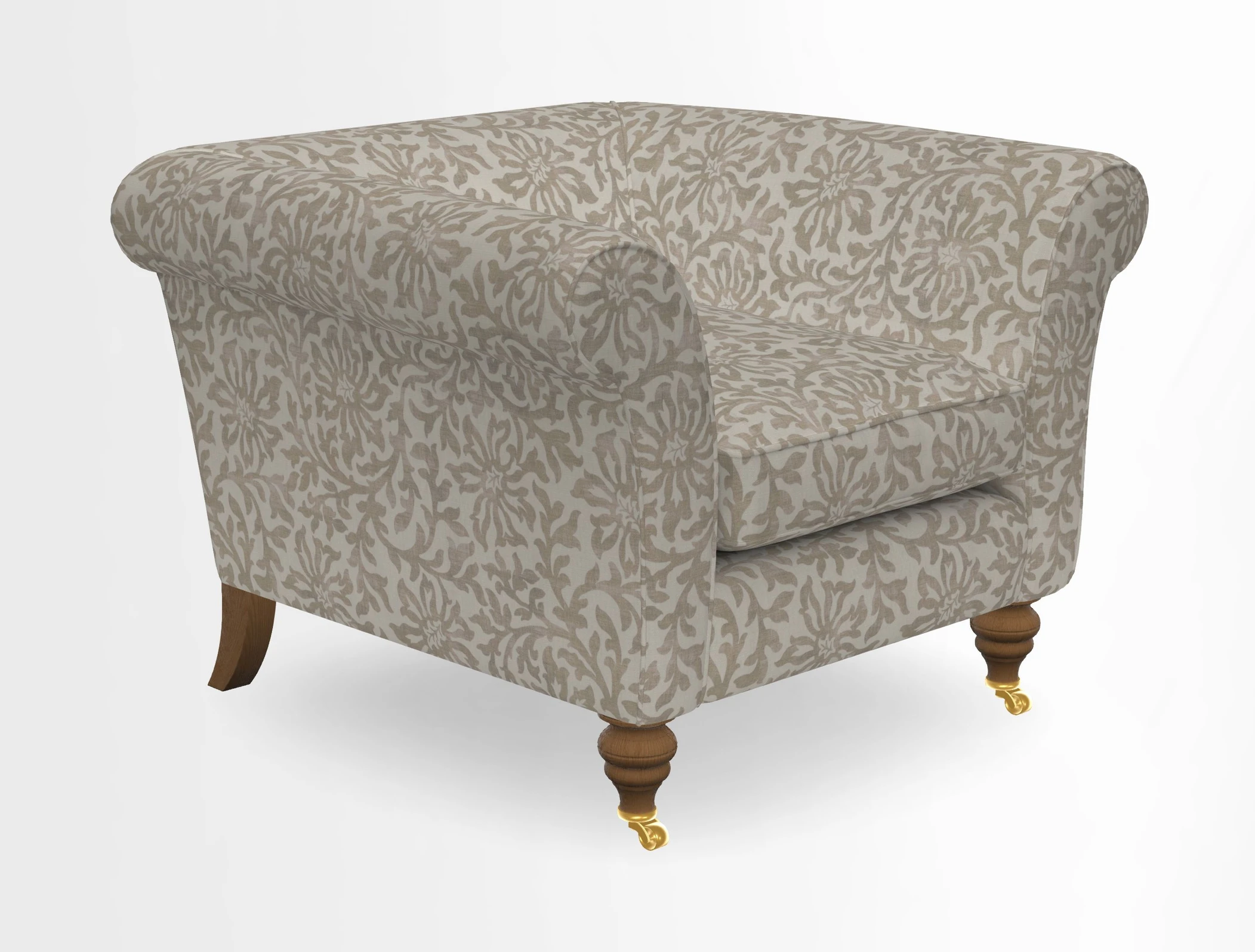 Otley Chair in Two Tone Plain Biscuit