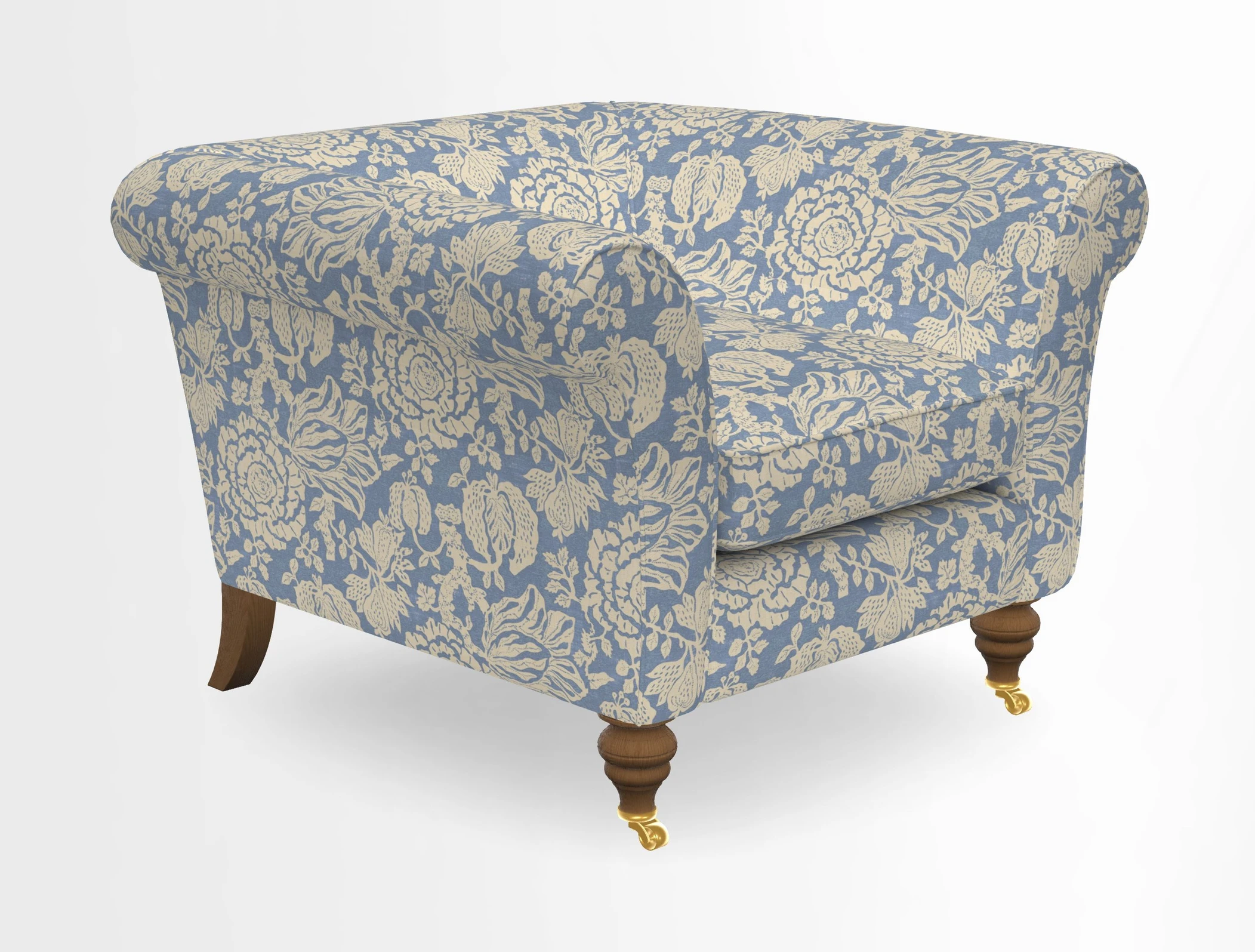Otley Chair in Two Tone Plain Biscuit