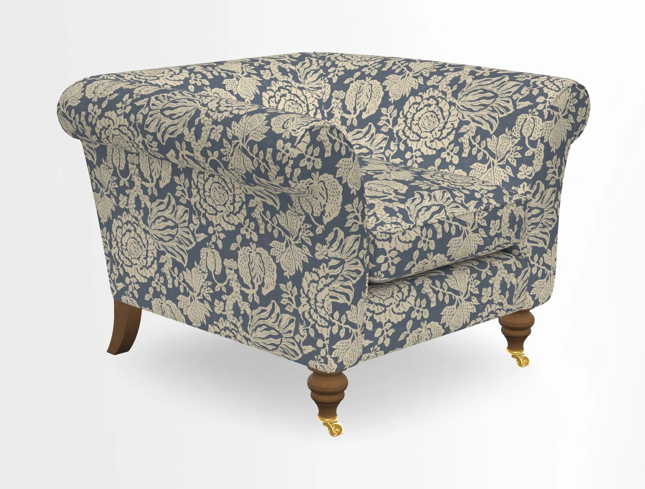 Otley Chair in Two Tone Plain Biscuit