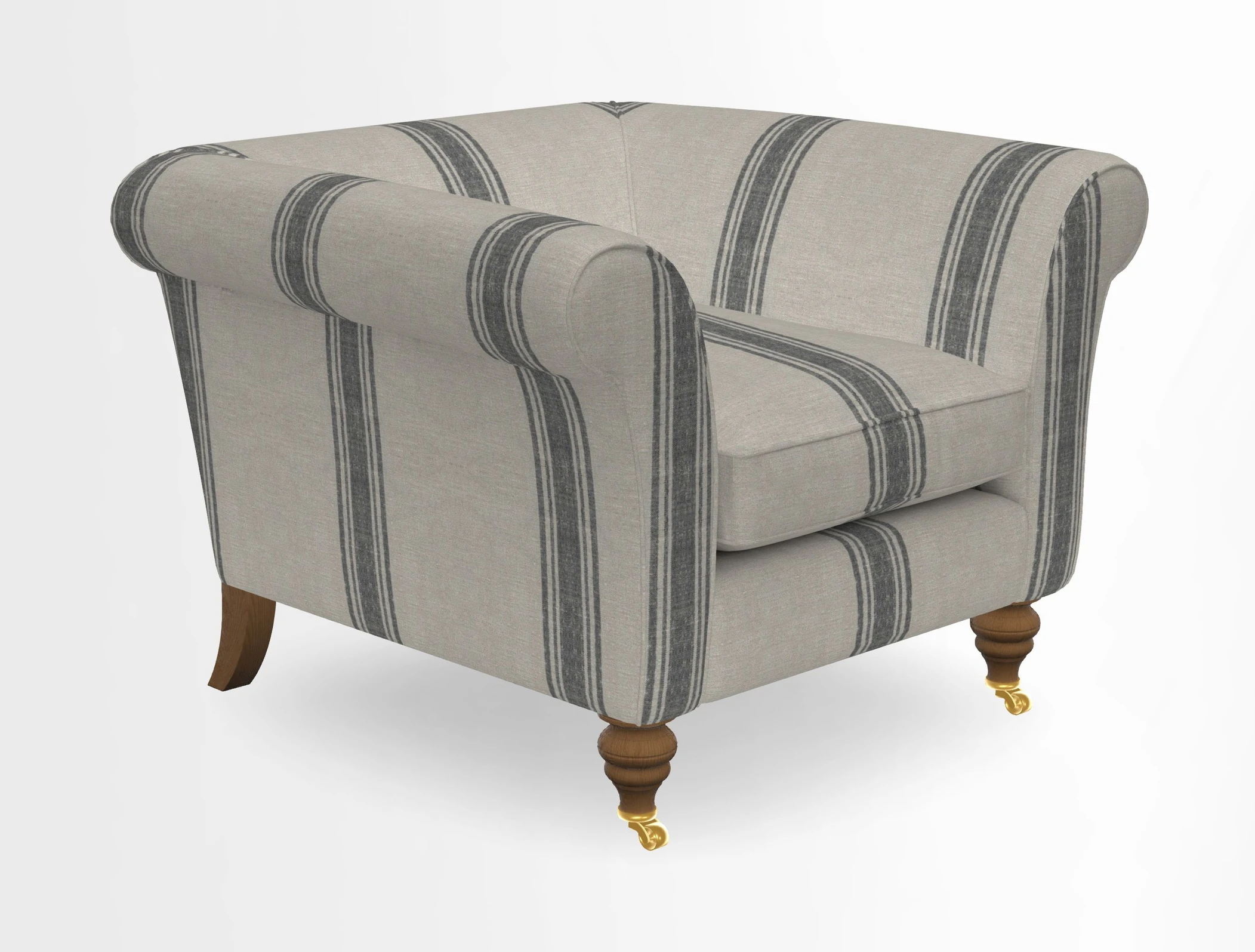 Otley Chair in Two Tone Plain Biscuit