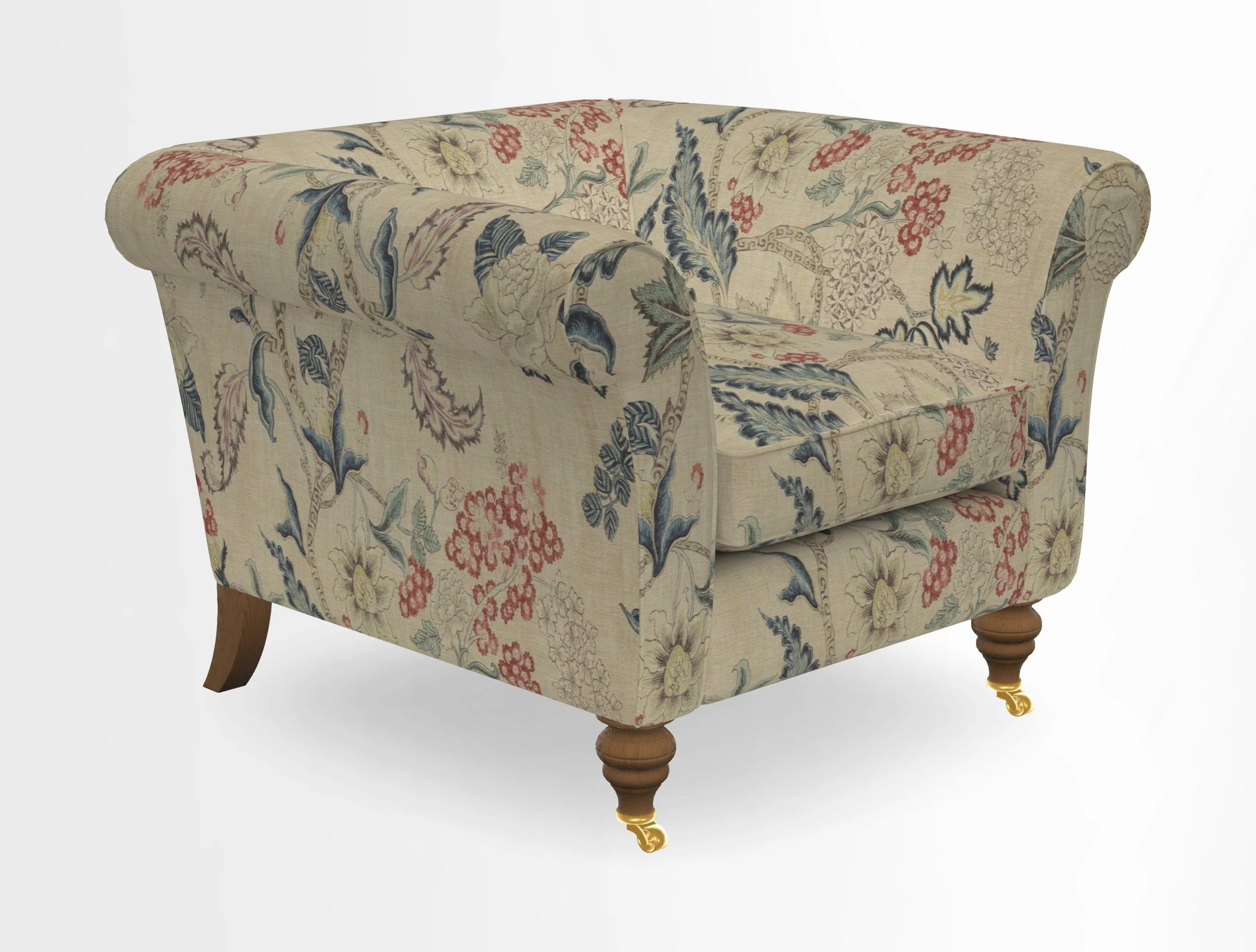 Otley Chair in Two Tone Plain Biscuit