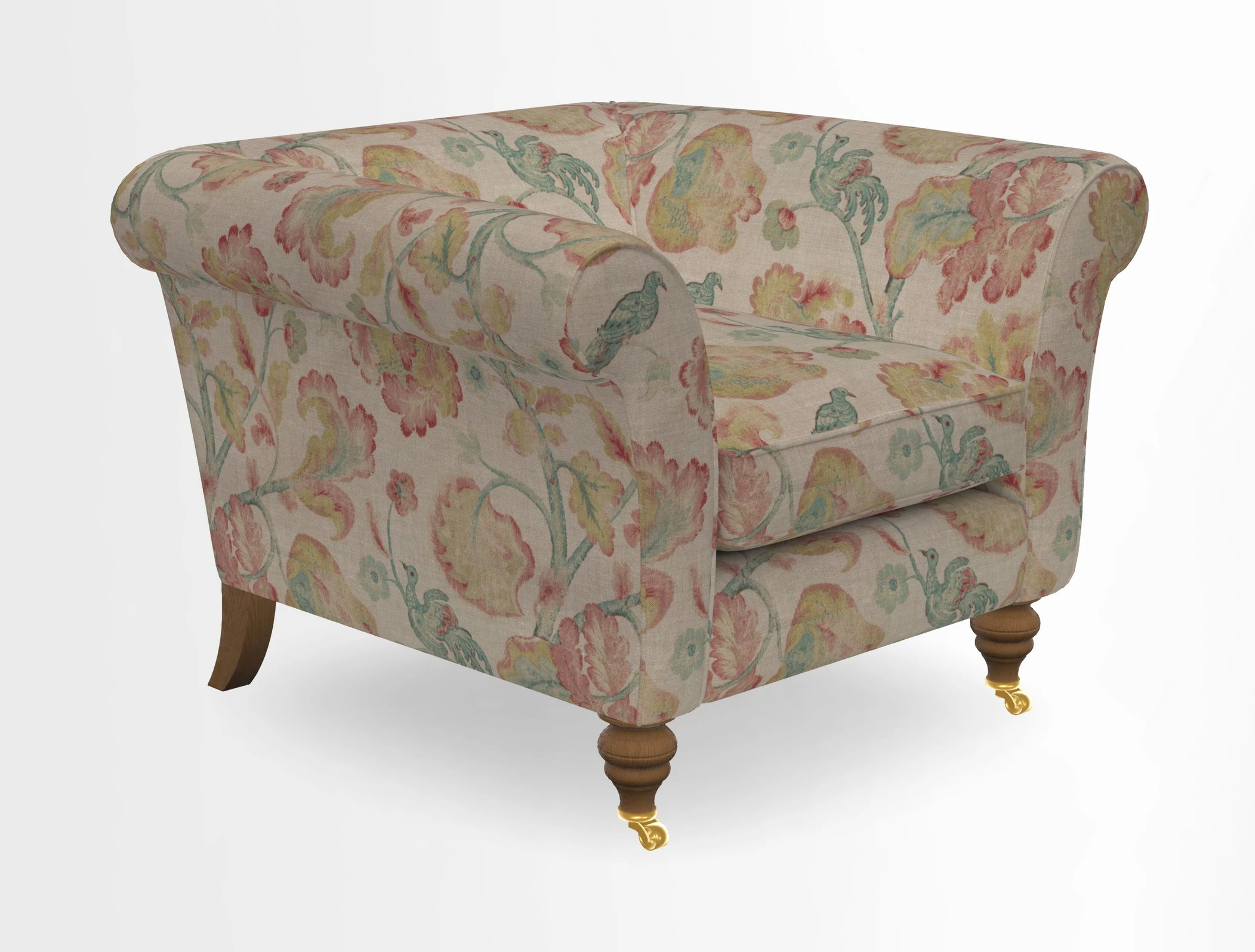 Otley Chair in Two Tone Plain Biscuit