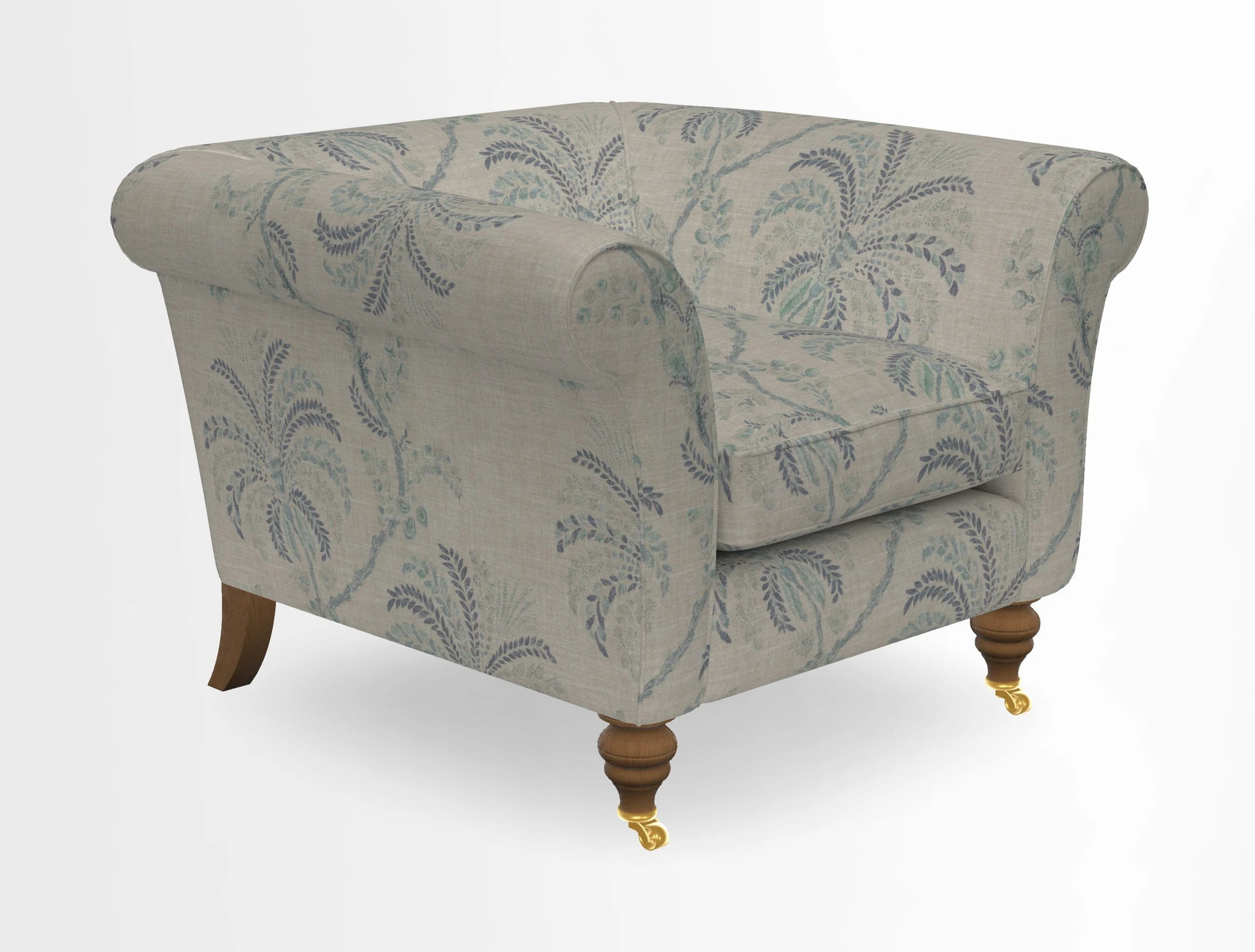 Otley Chair in Two Tone Plain Biscuit