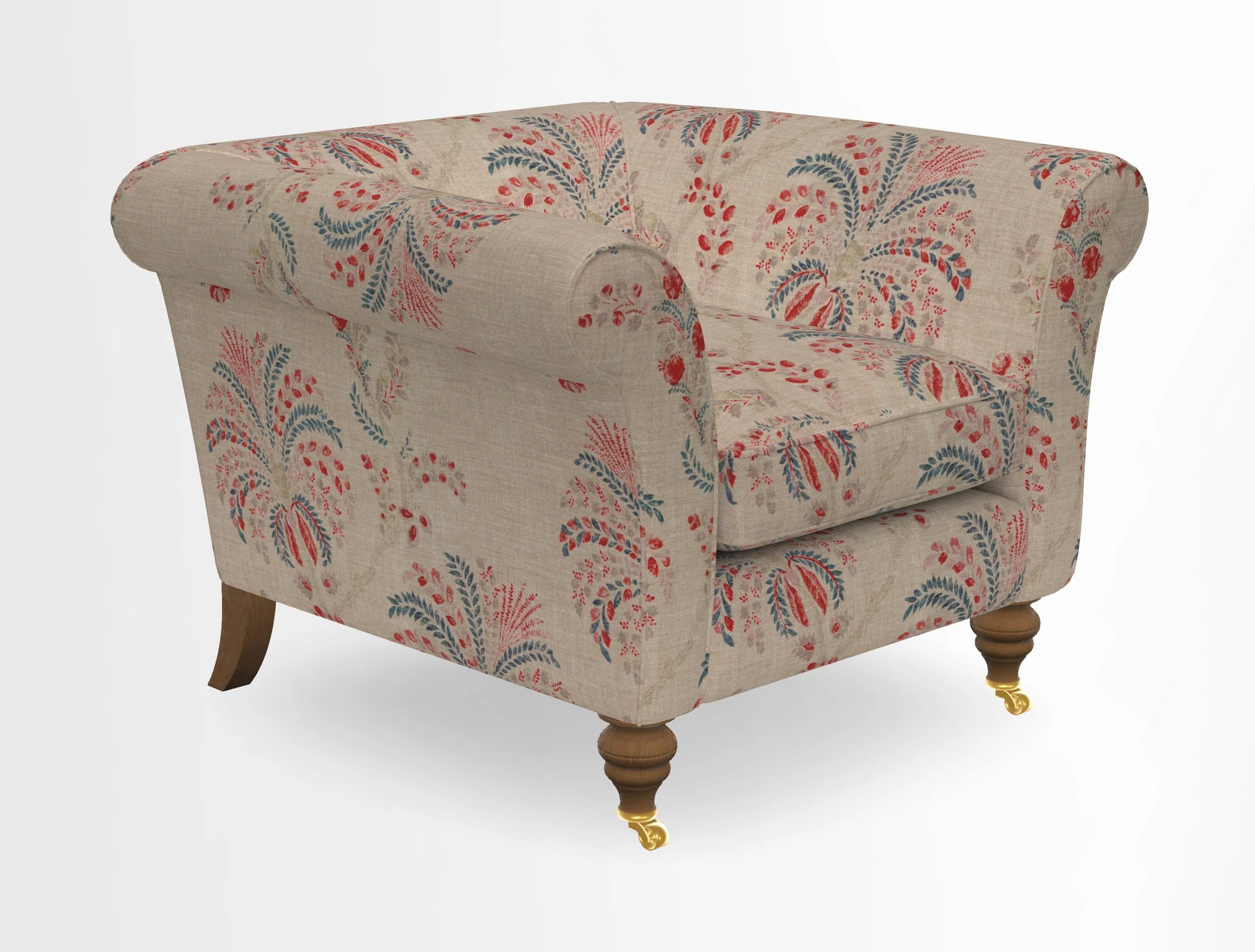 Otley Chair in Two Tone Plain Biscuit