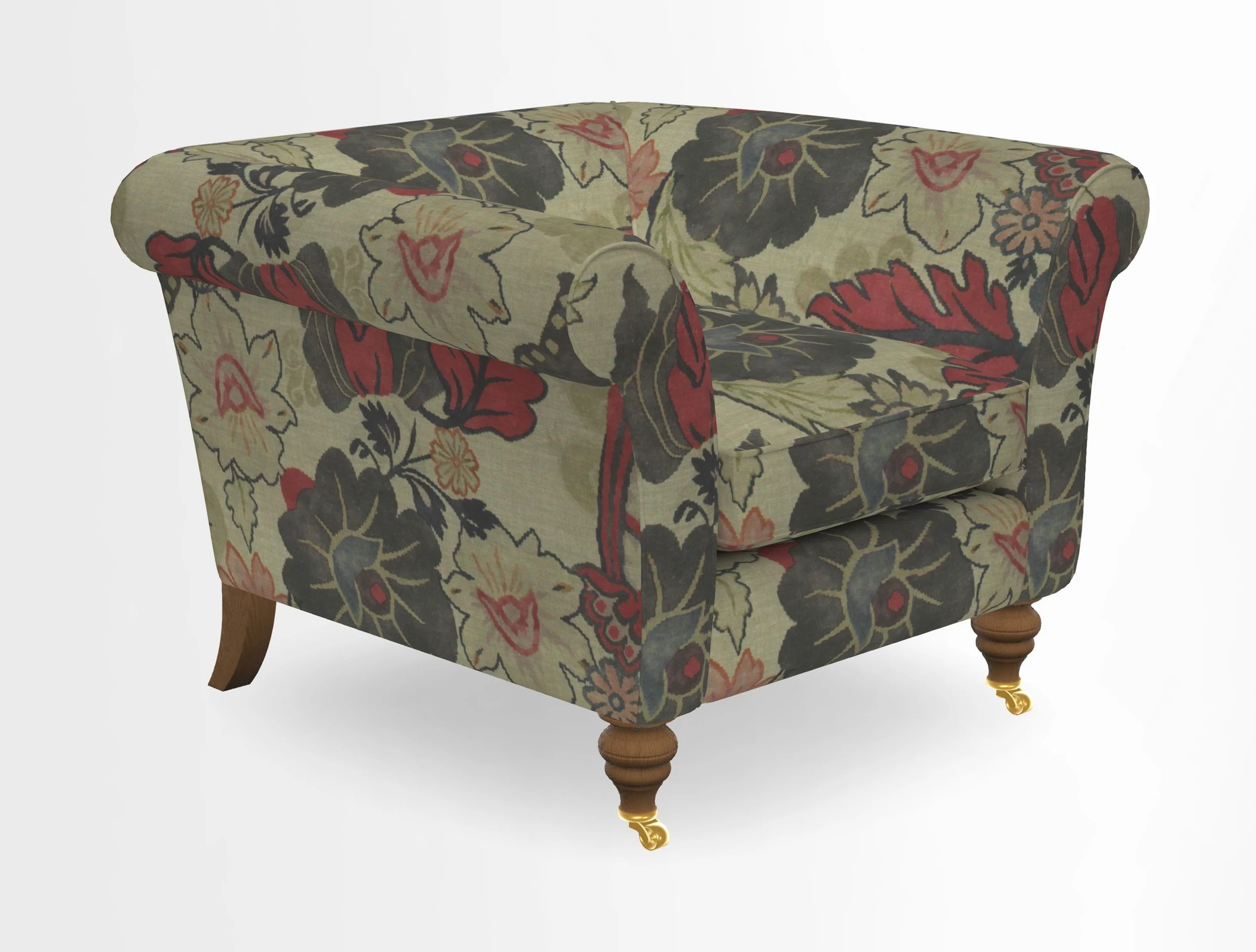 Otley Chair in Two Tone Plain Biscuit