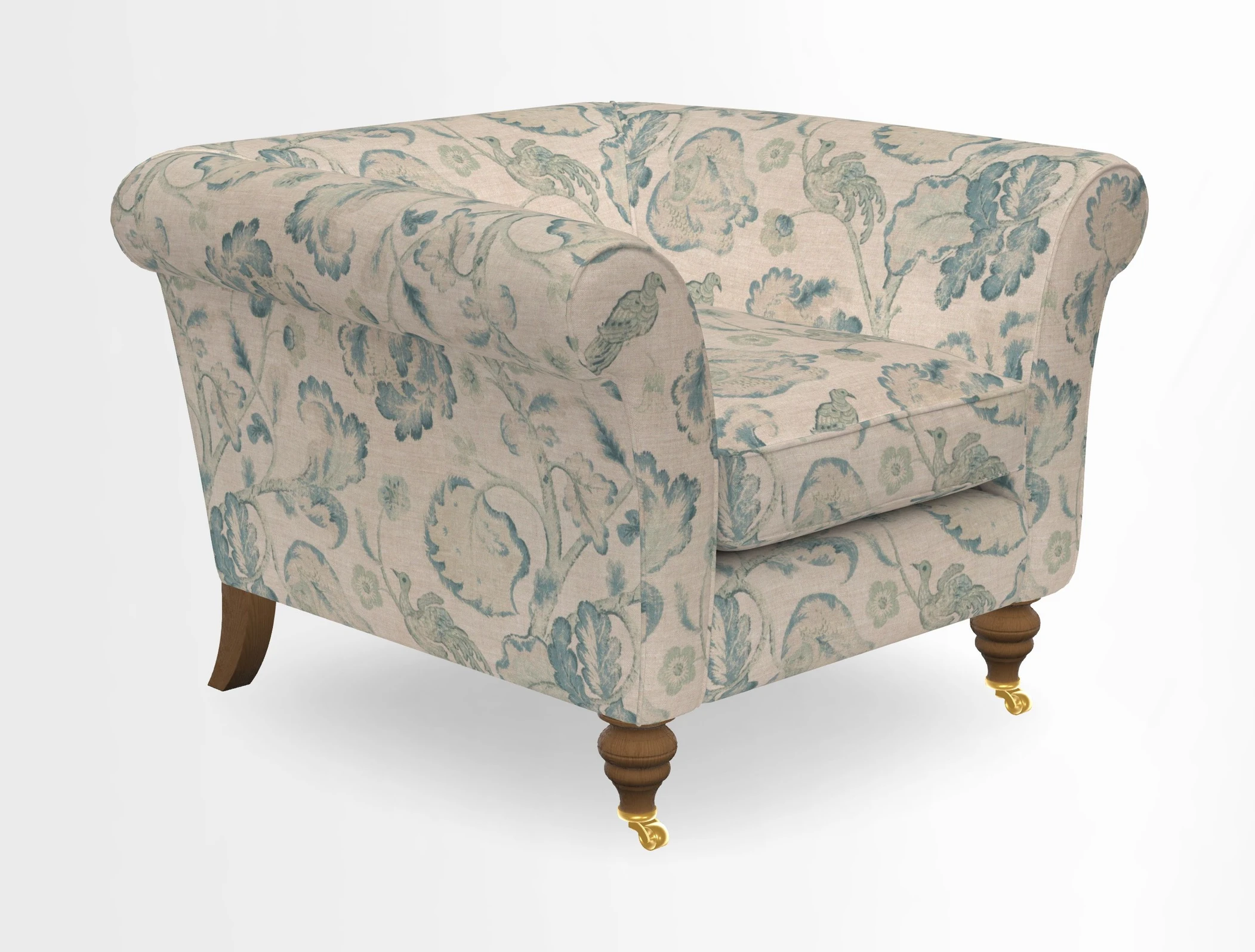Otley Chair in Two Tone Plain Biscuit