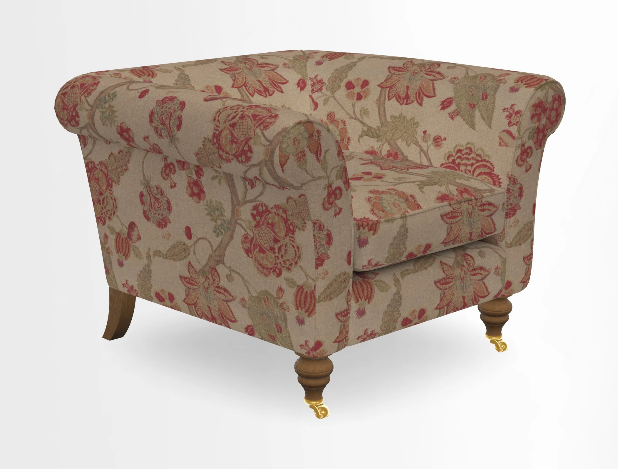 Otley Chair in Two Tone Plain Biscuit