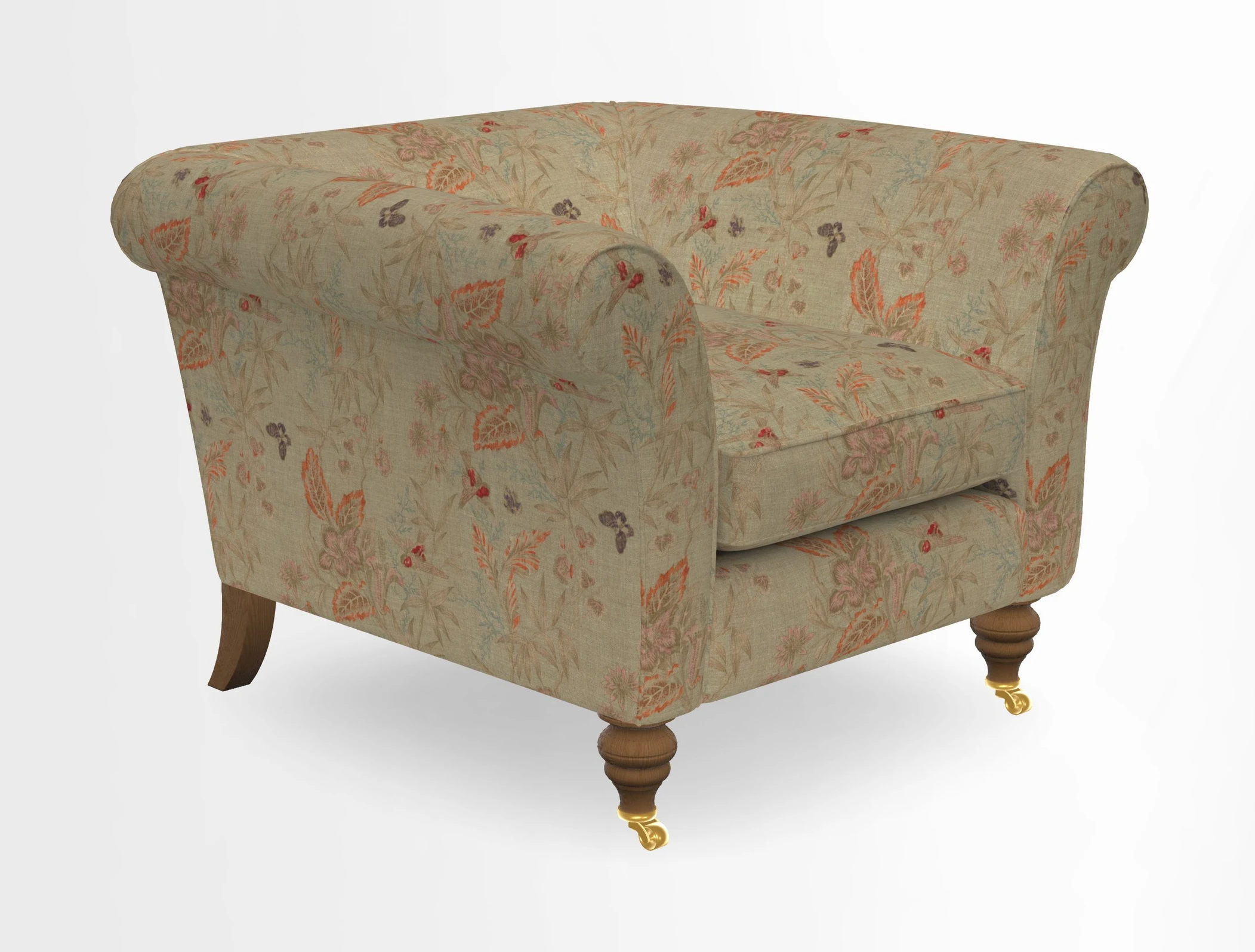 Otley Chair in Two Tone Plain Biscuit