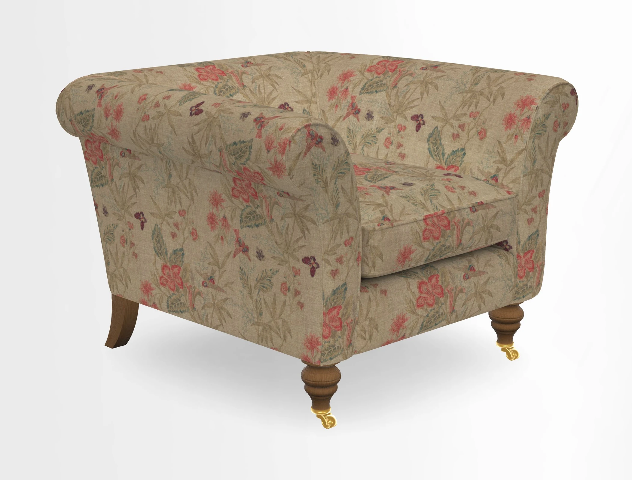 Otley Chair in Two Tone Plain Biscuit