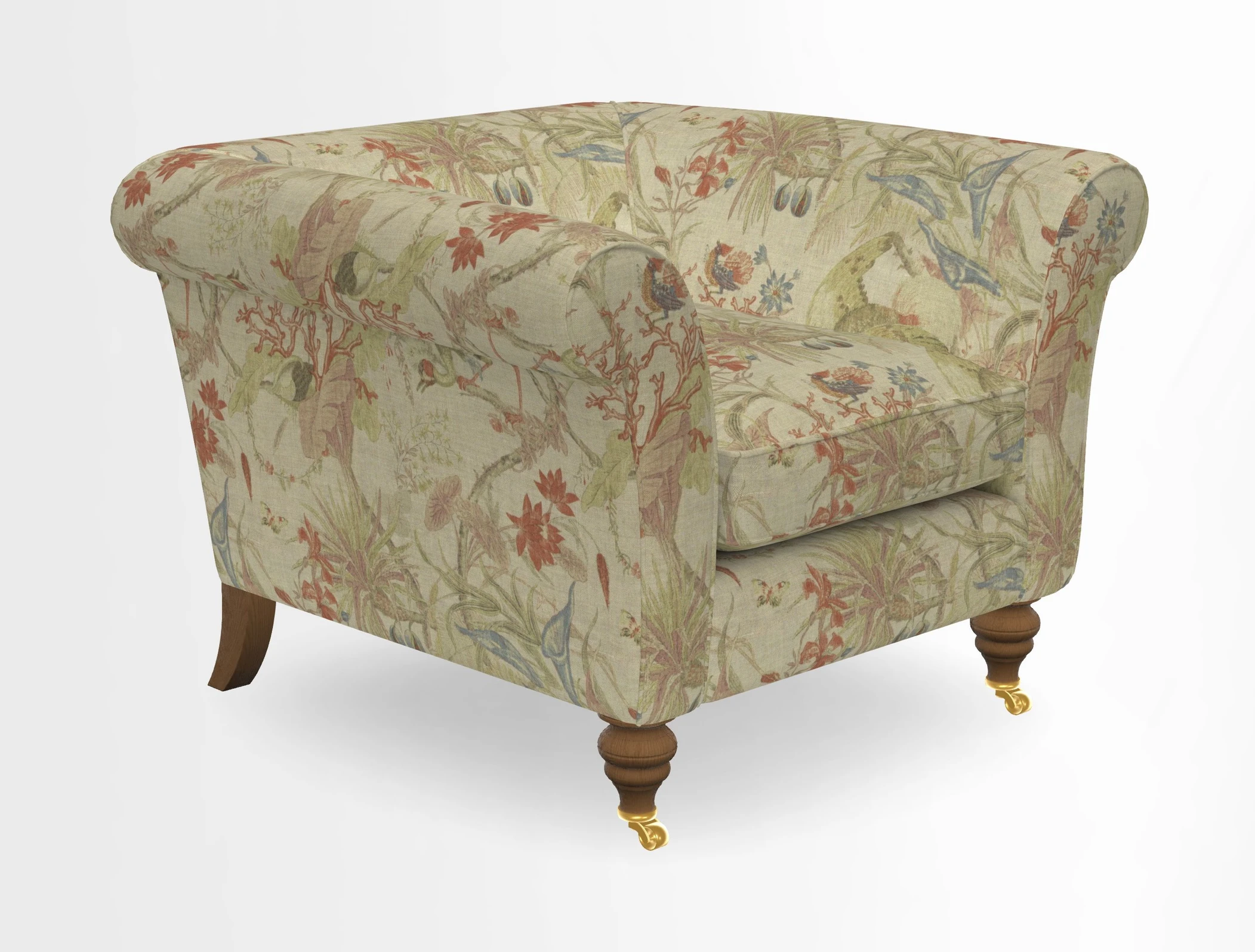 Otley Chair in Two Tone Plain Biscuit