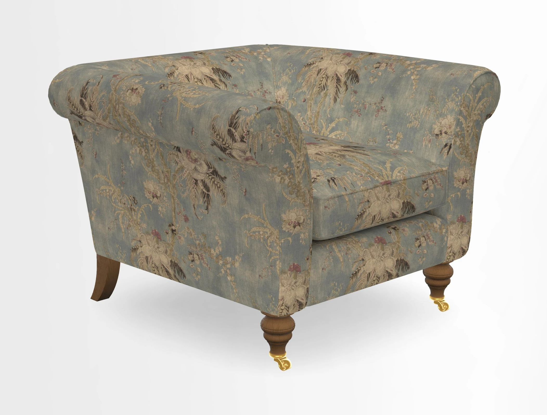 Otley Chair in Two Tone Plain Biscuit
