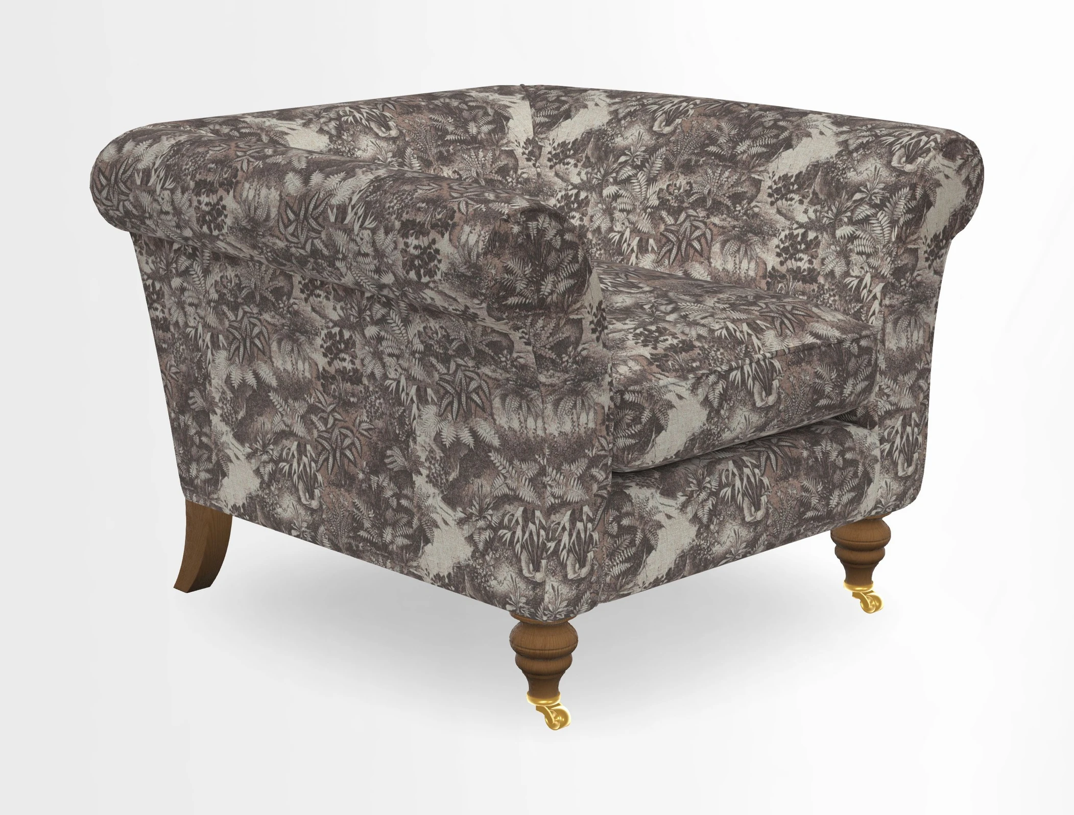 Otley Chair in Two Tone Plain Biscuit