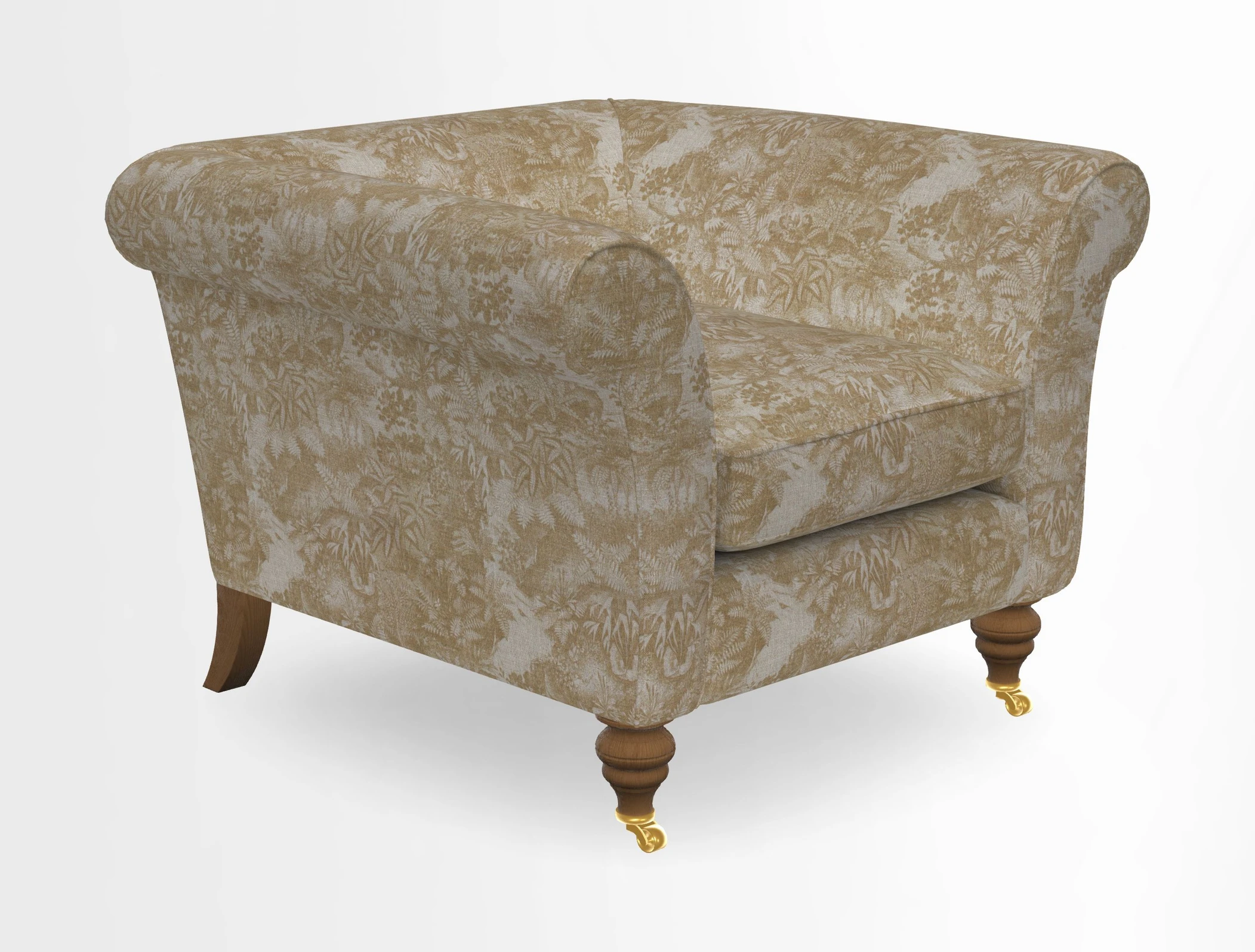 Otley Chair in Two Tone Plain Biscuit