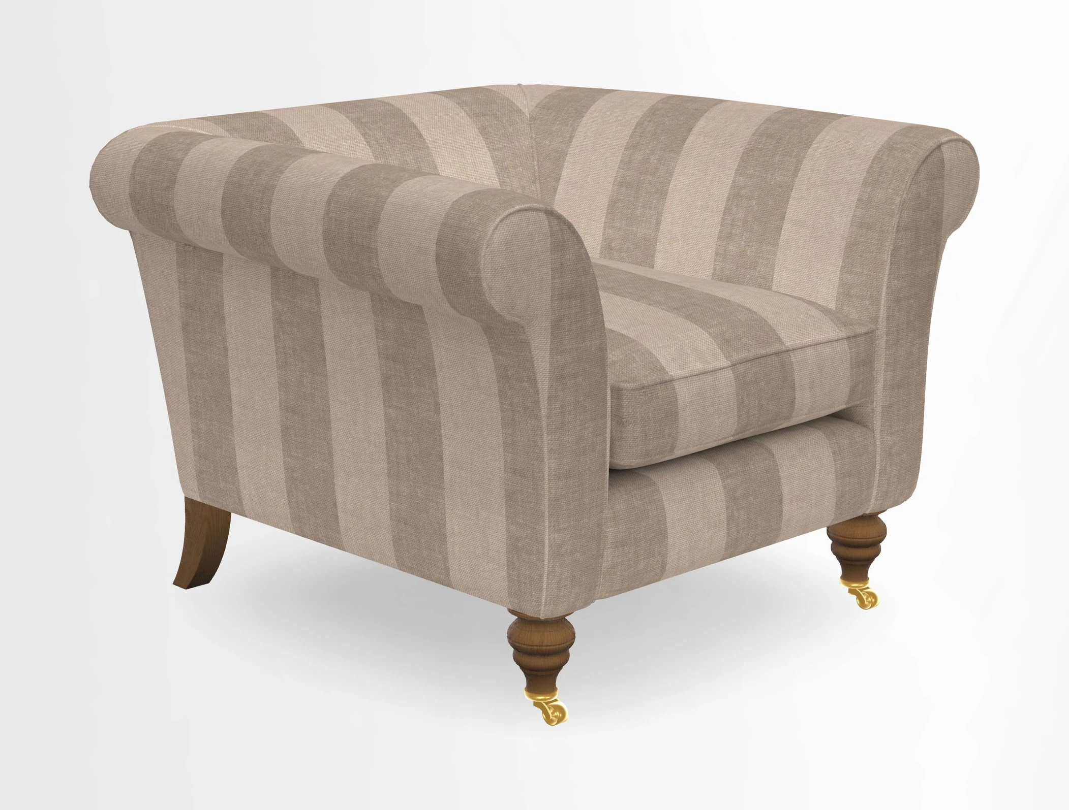 Otley Chair in Two Tone Plain Biscuit