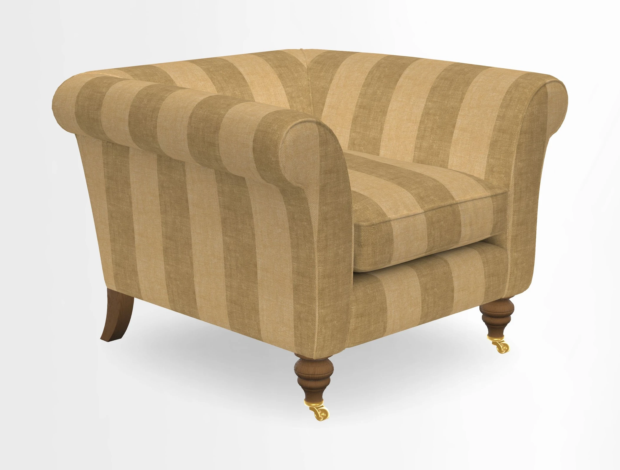 Otley Chair in Two Tone Plain Biscuit
