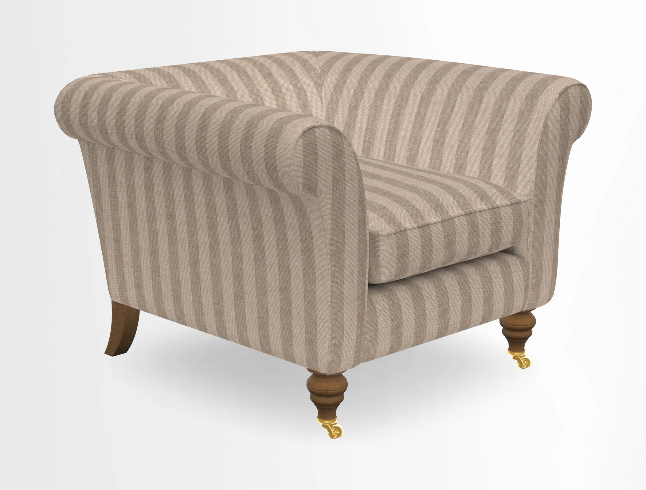 Otley Chair in Two Tone Plain Biscuit