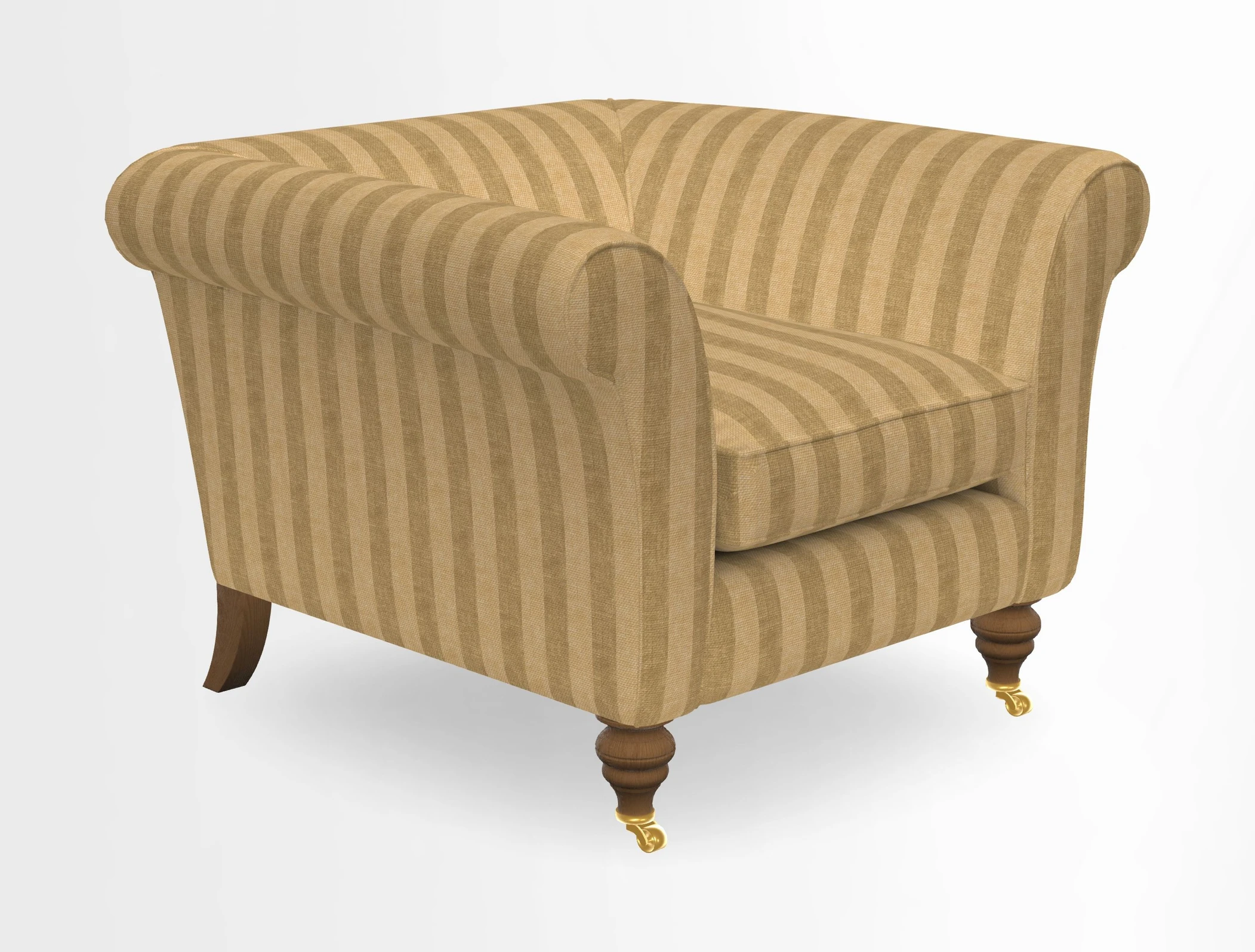 Otley Chair in Two Tone Plain Biscuit