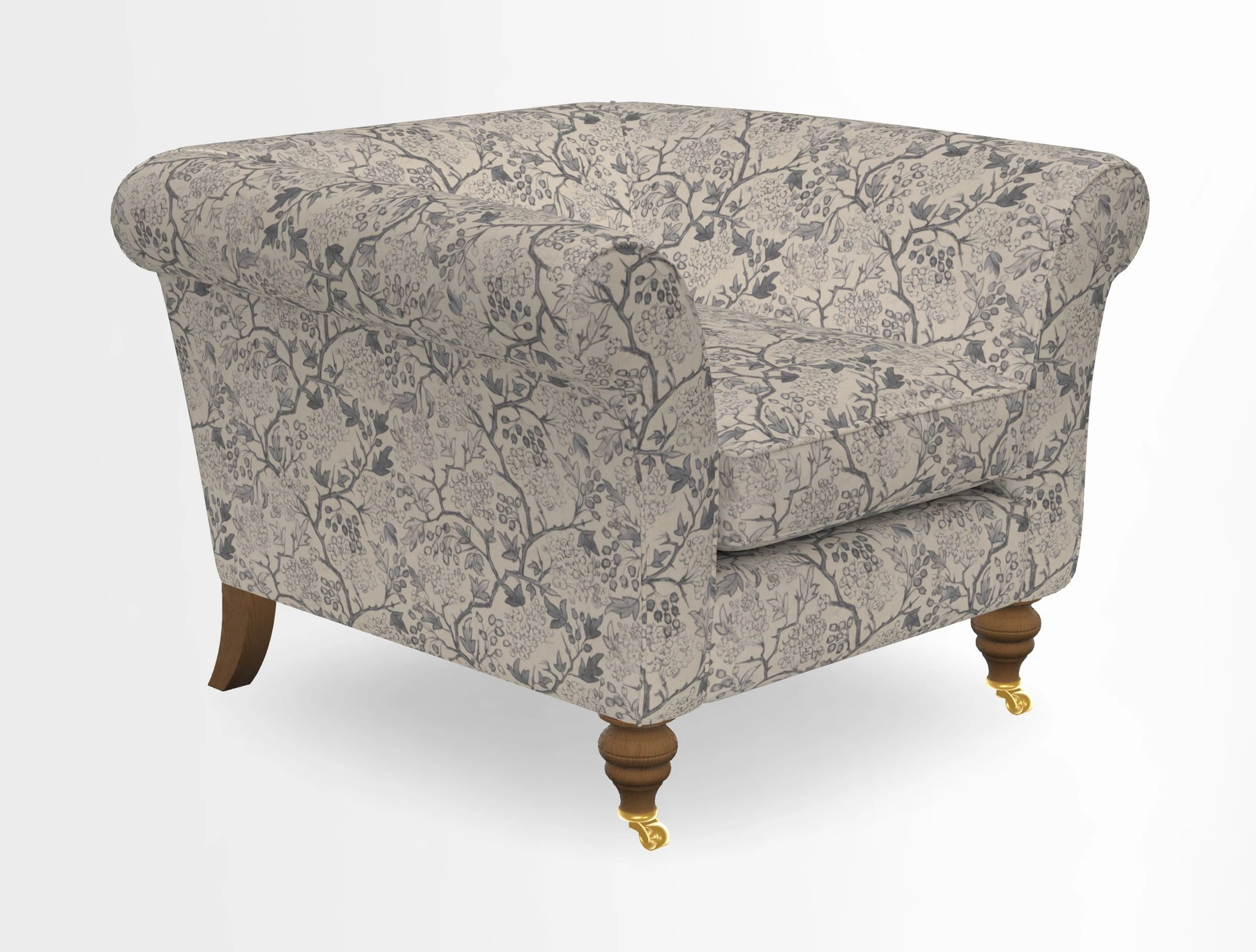 Otley Chair in Two Tone Plain Biscuit