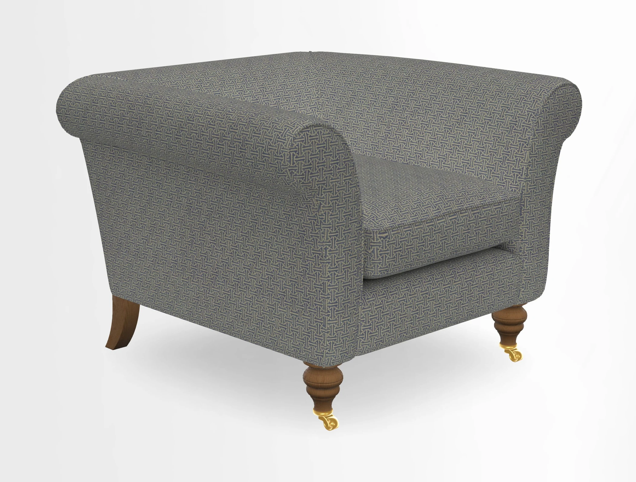 Otley Chair in Two Tone Plain Biscuit